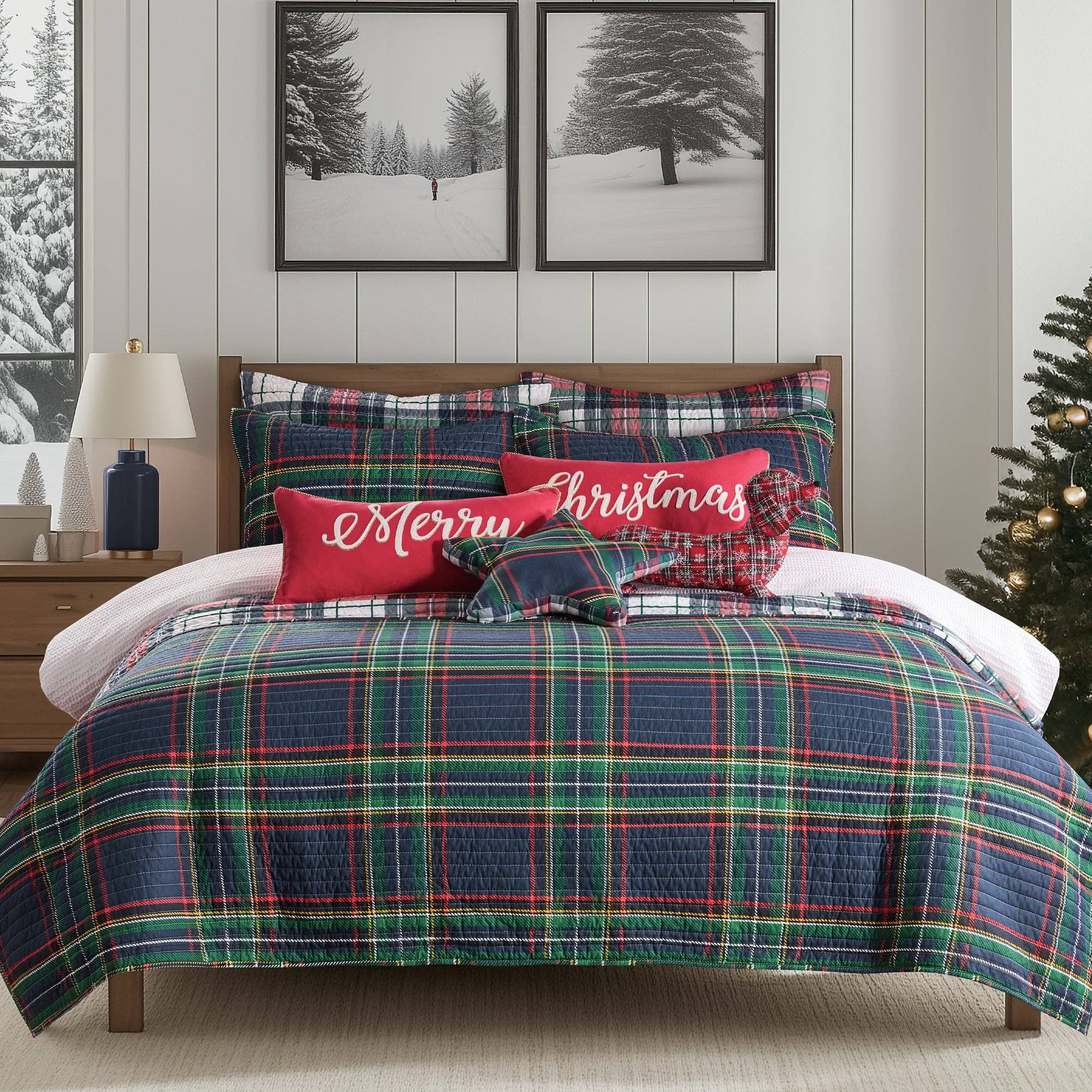 Spencer Plaid Quilt | King
