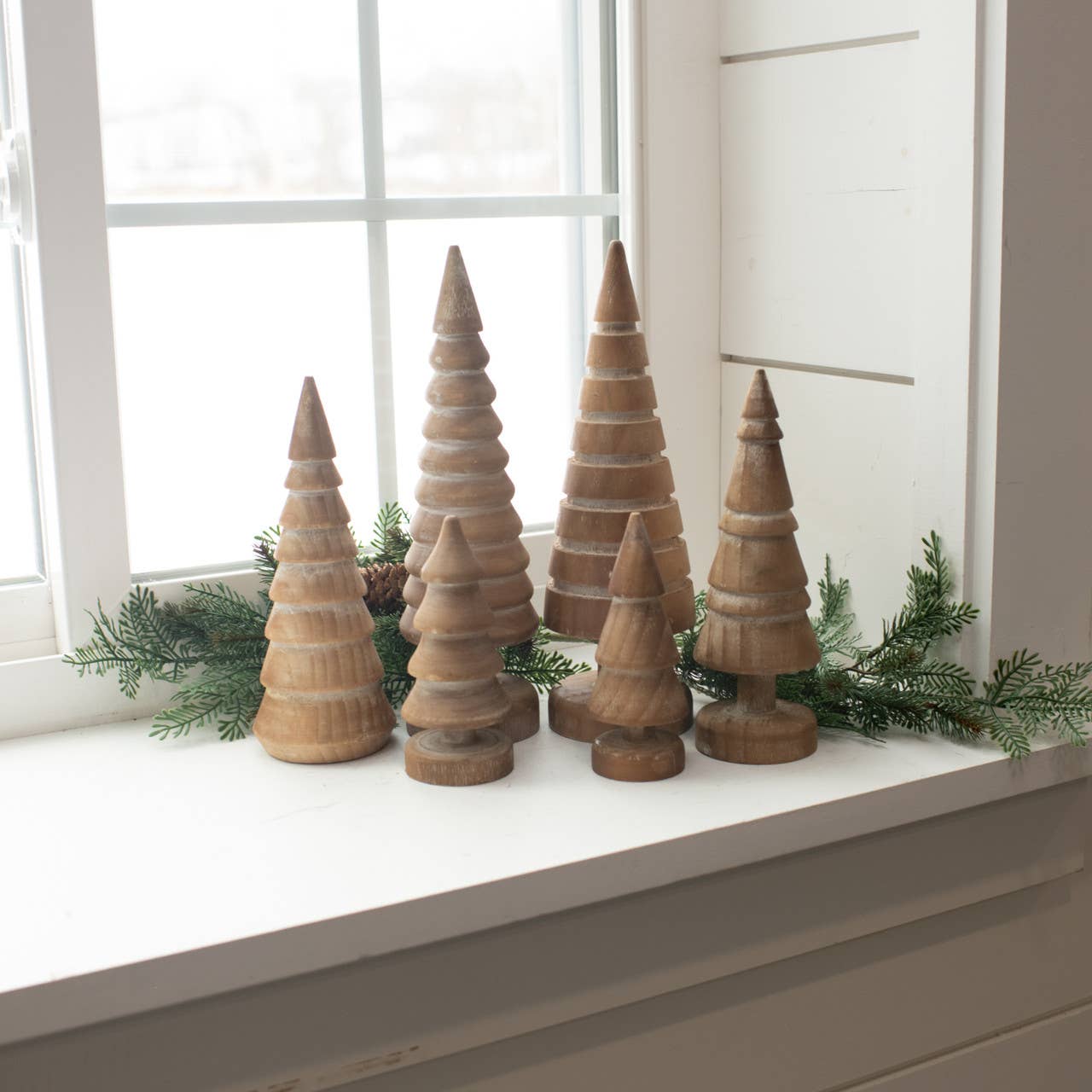 6" AGED 4 LAYER TREE