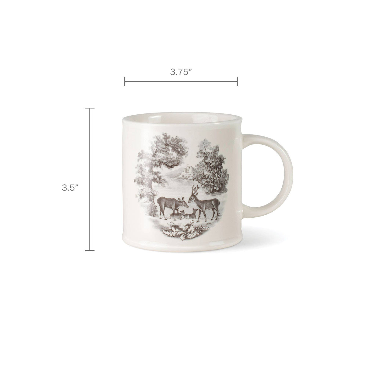 MEM DEER FAMILY LE CAFE MUG