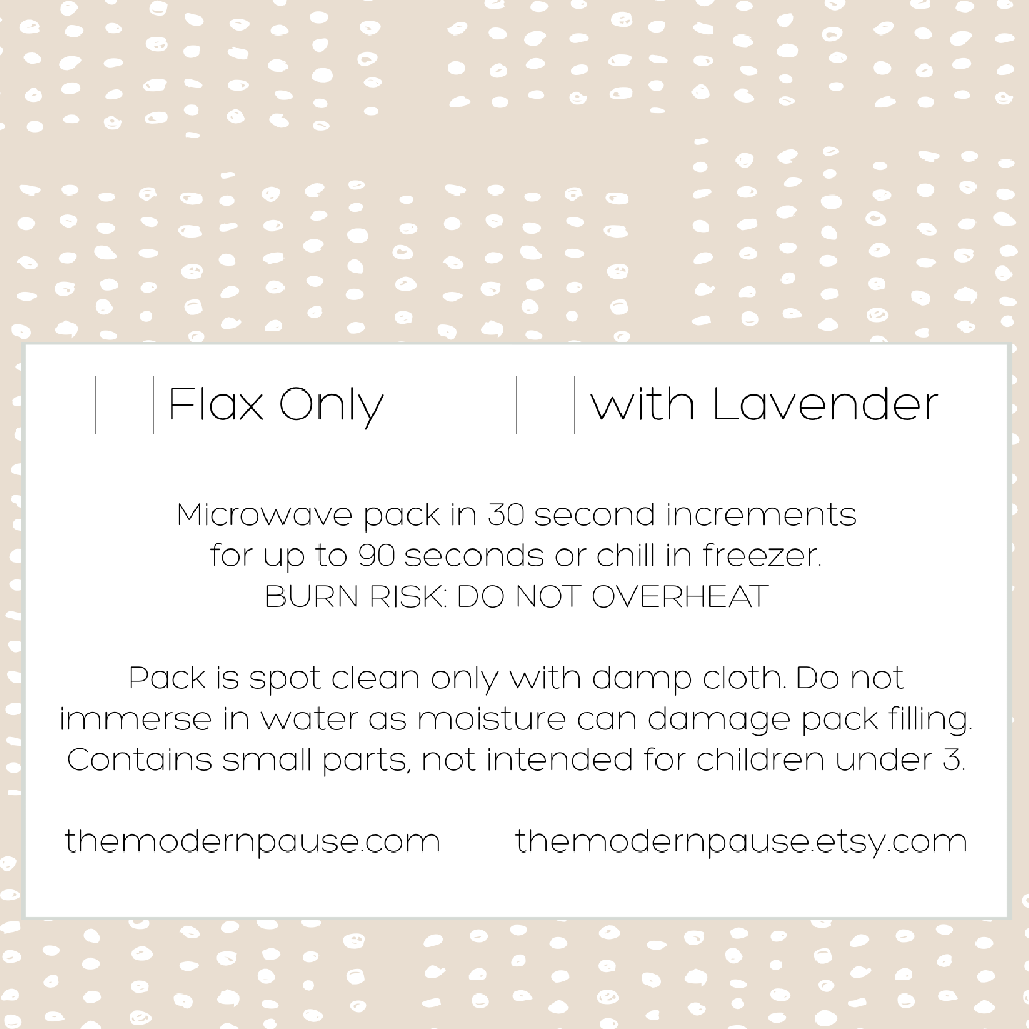 Eye Pillow - Stonewashed Organic Linen