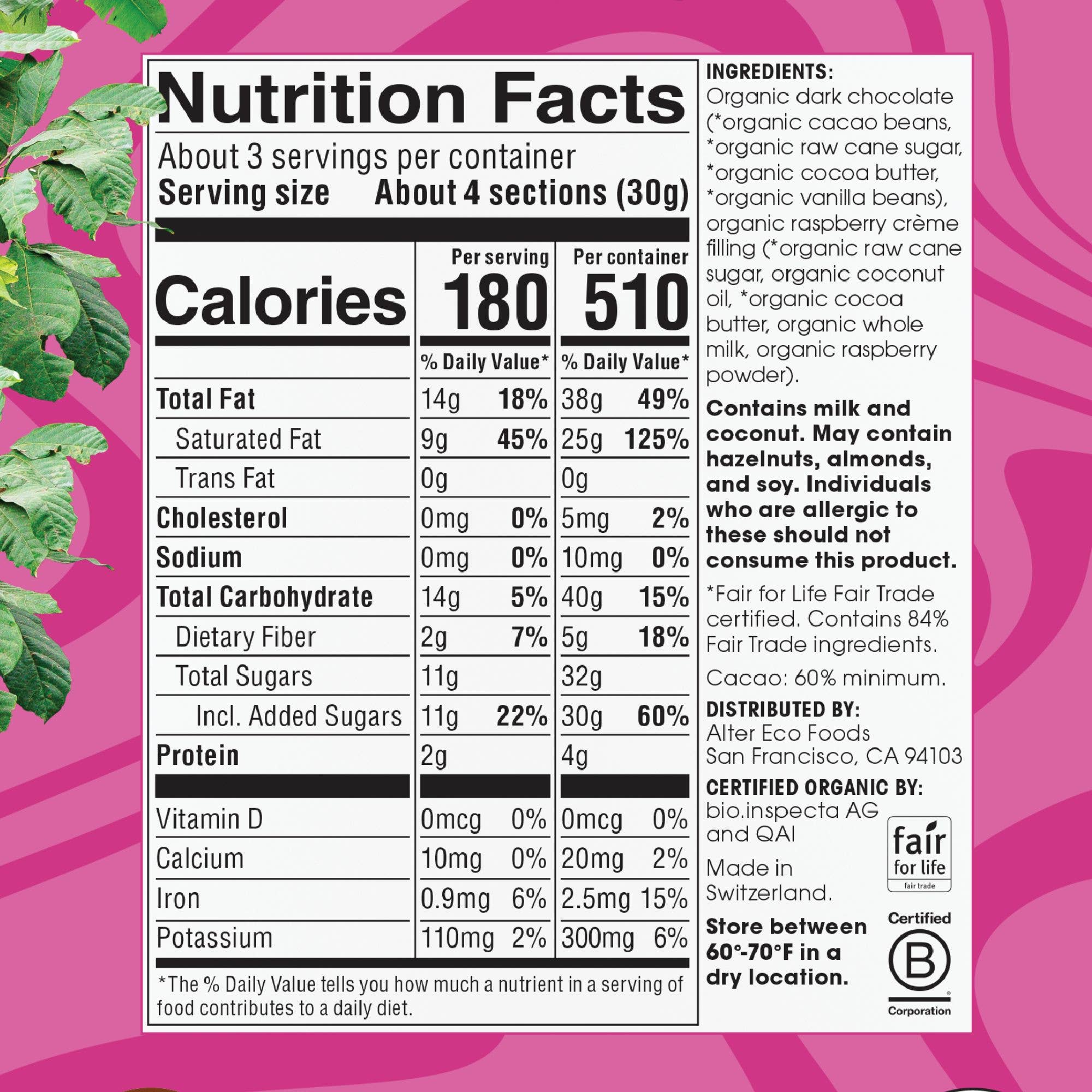 60% Raspberry Creme Truffle Thins-
