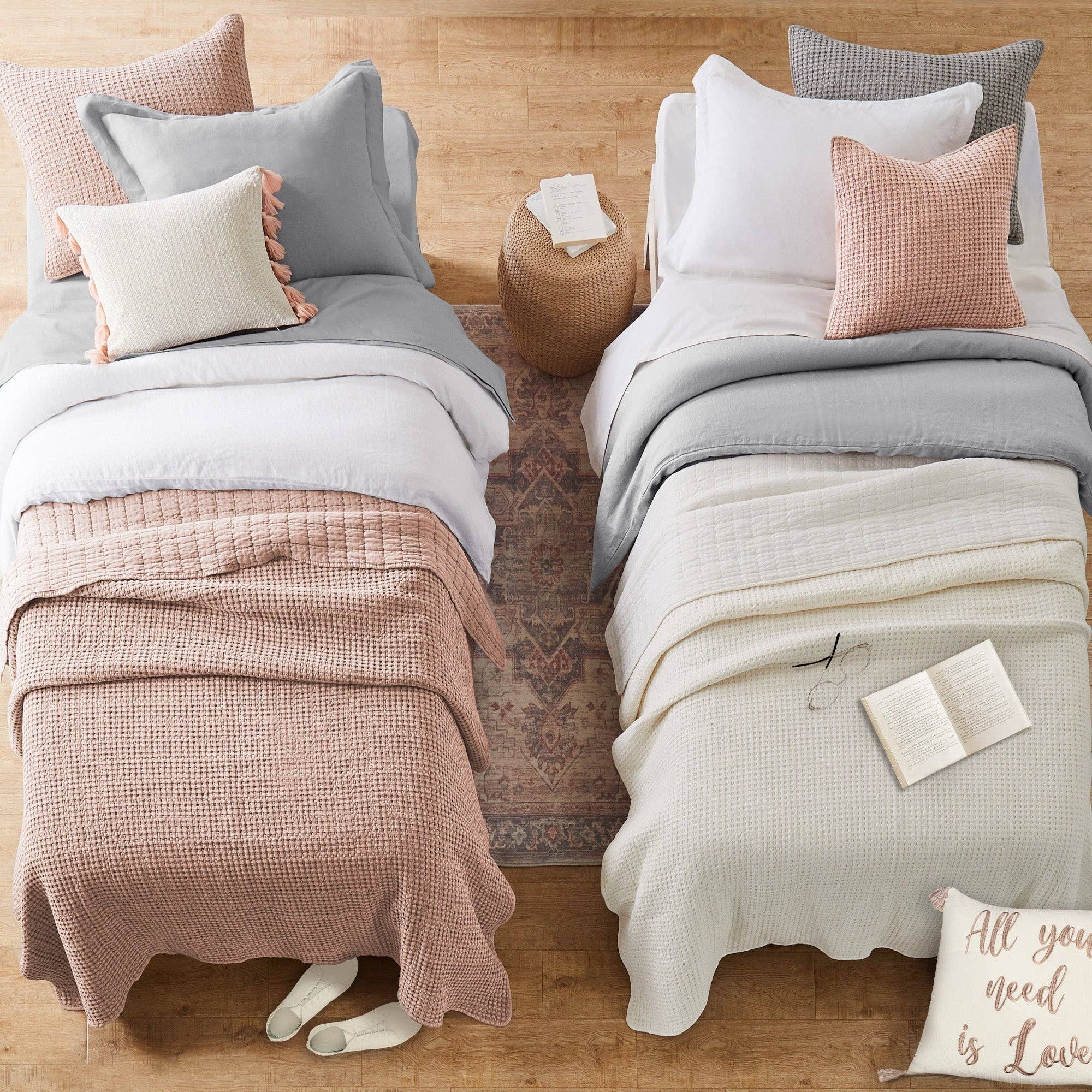 Mills Waffle Quilt Set