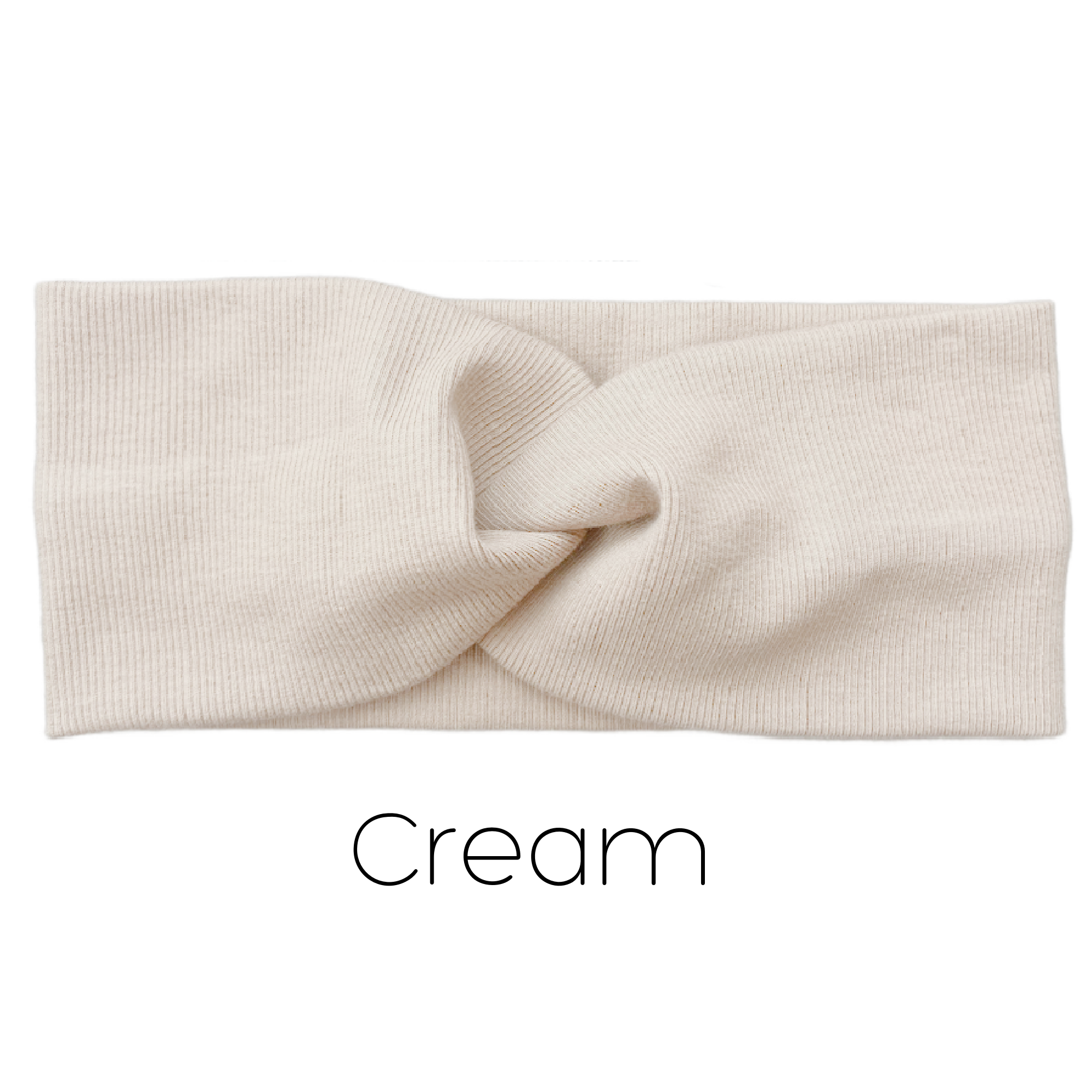 Organic Rib Cotton Twist Headband