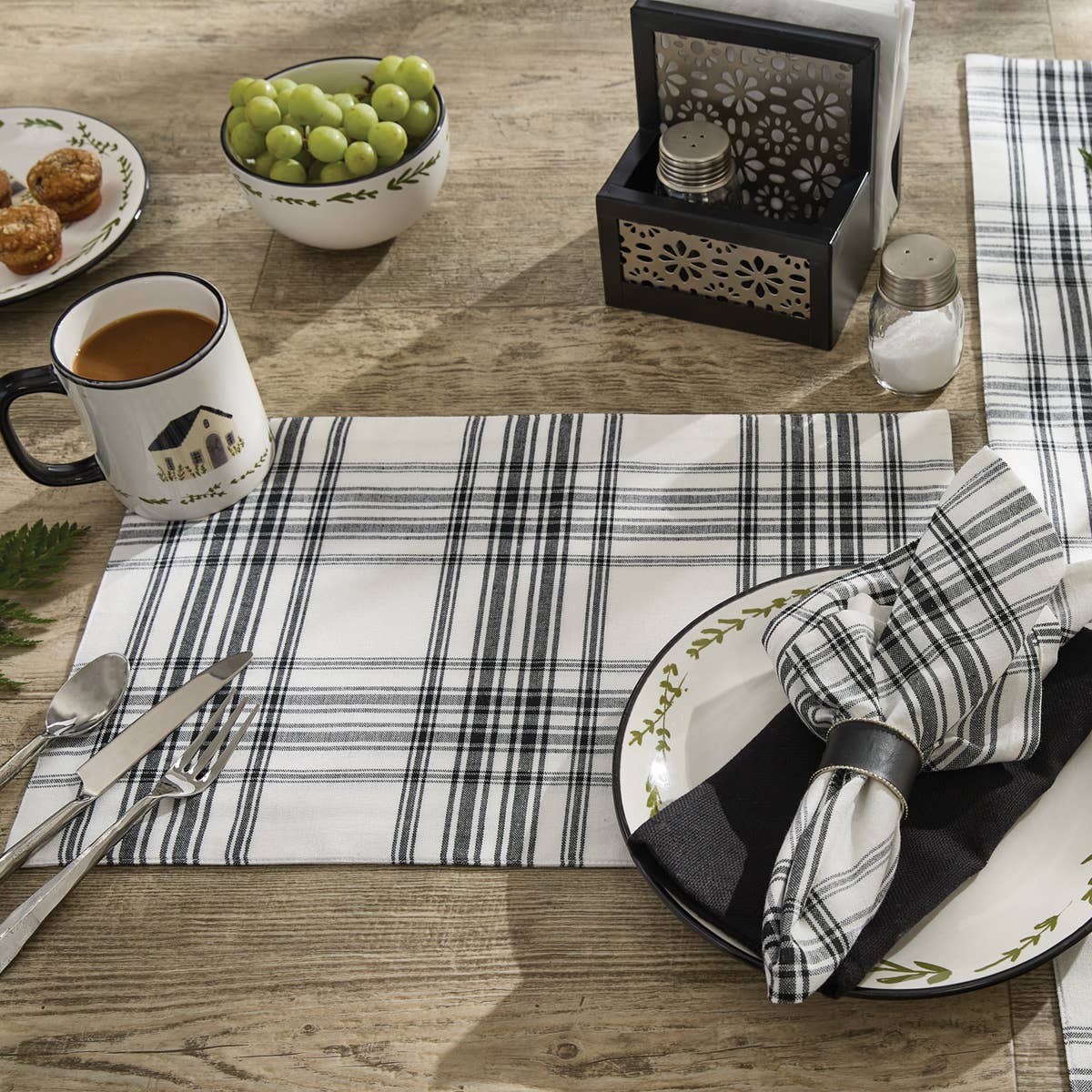 Onyx And Ivory Placemat