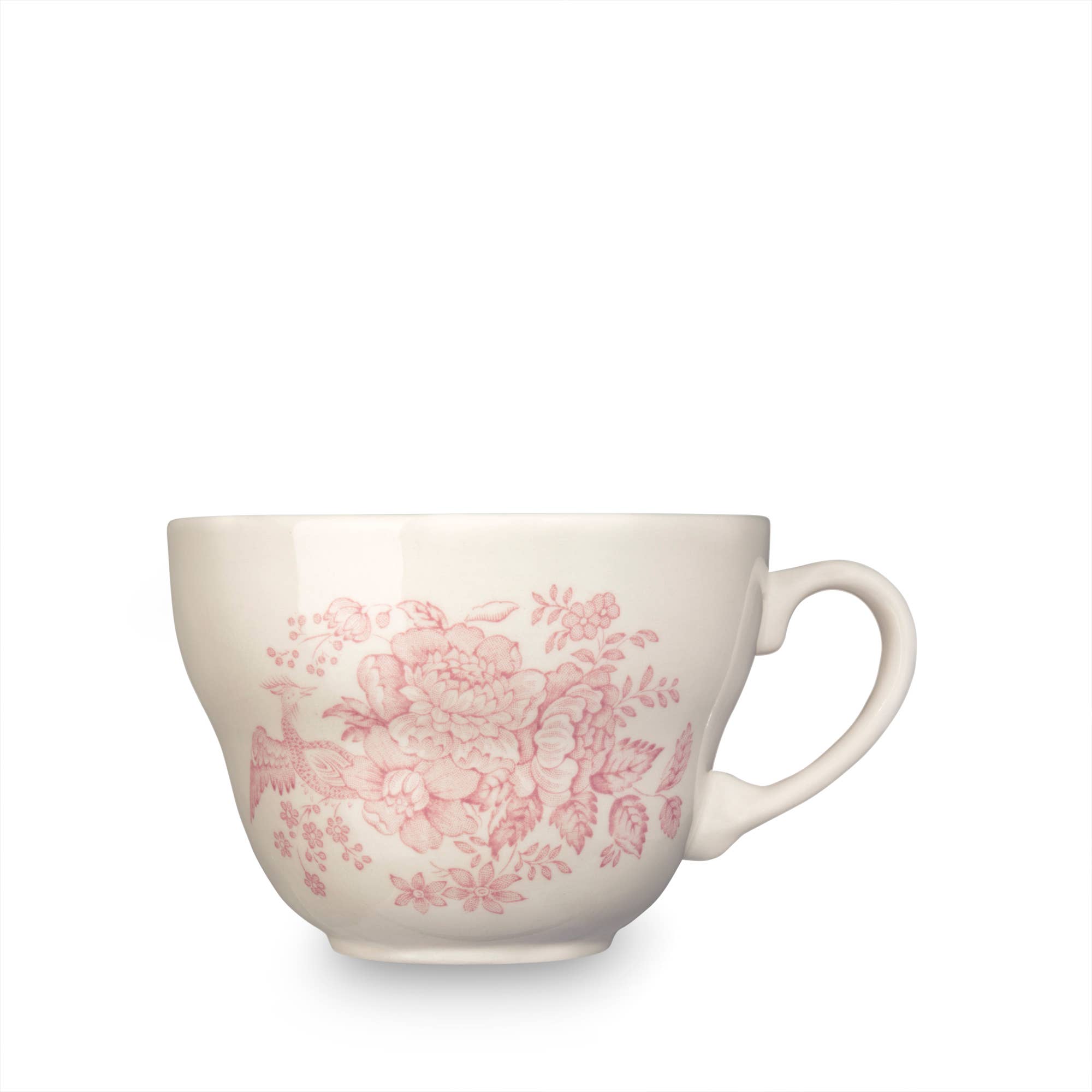 Pink Asiatic Pheasants Breakfast Cup