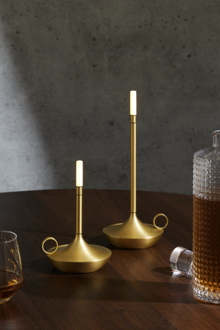 GRAYPANTS Wick Portable Rechargeable Lamp | Tall