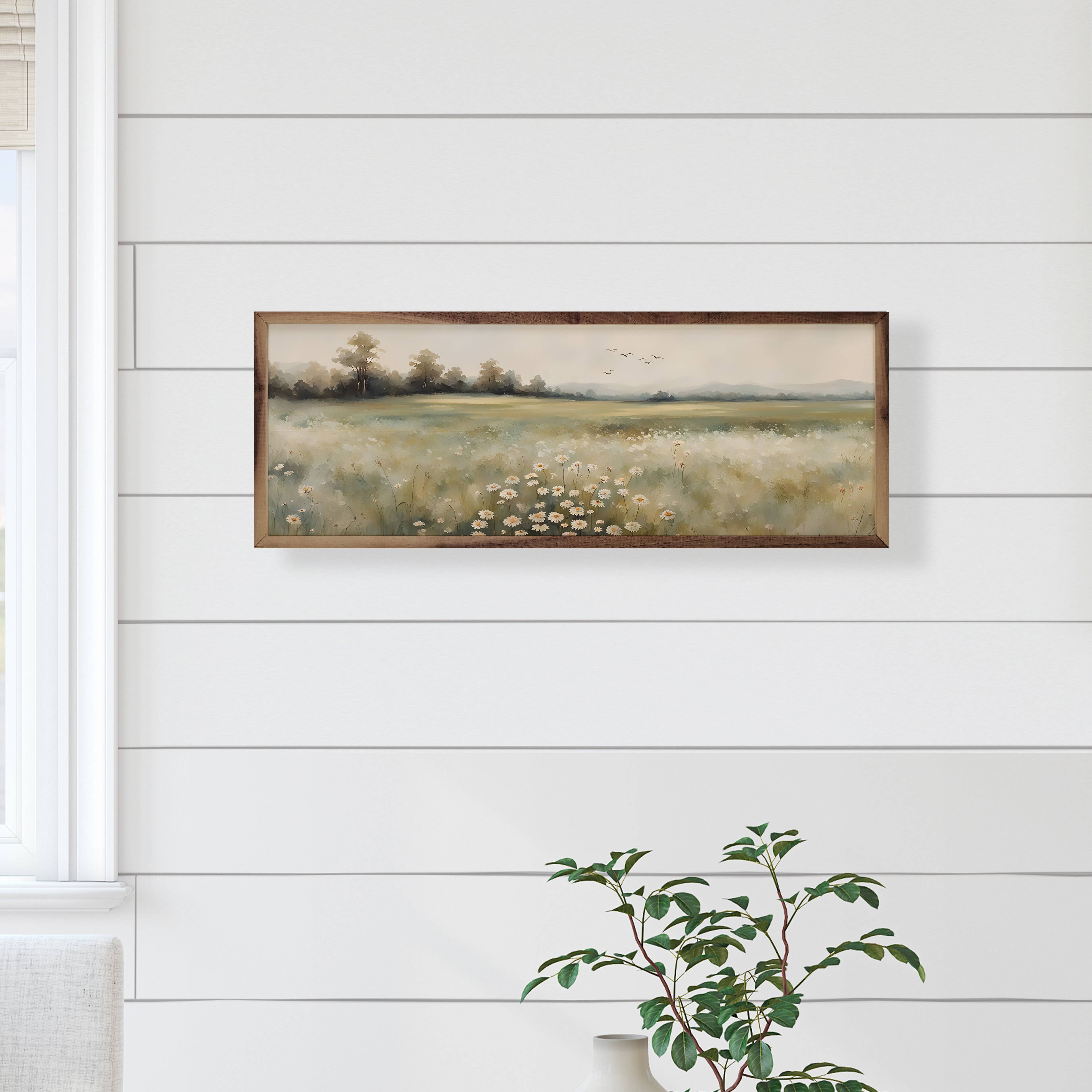 Valley With Flowers Center