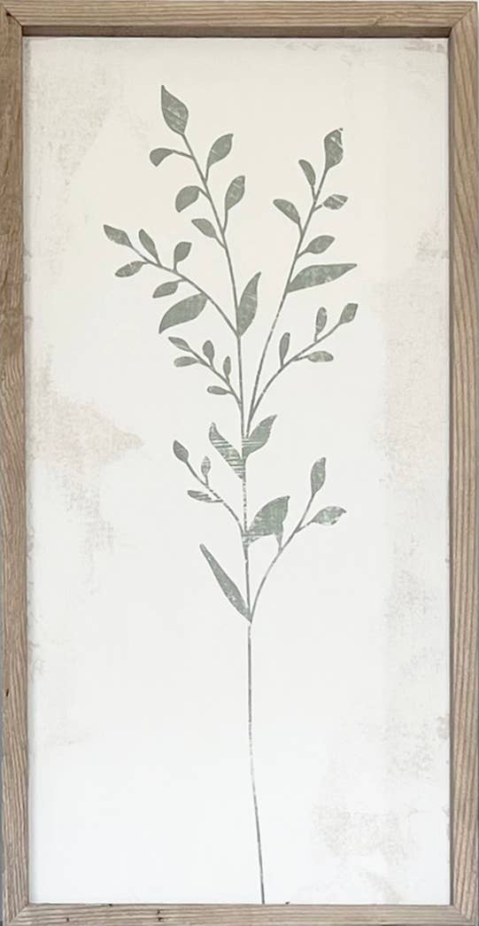 35x18 Plaster Botanicals