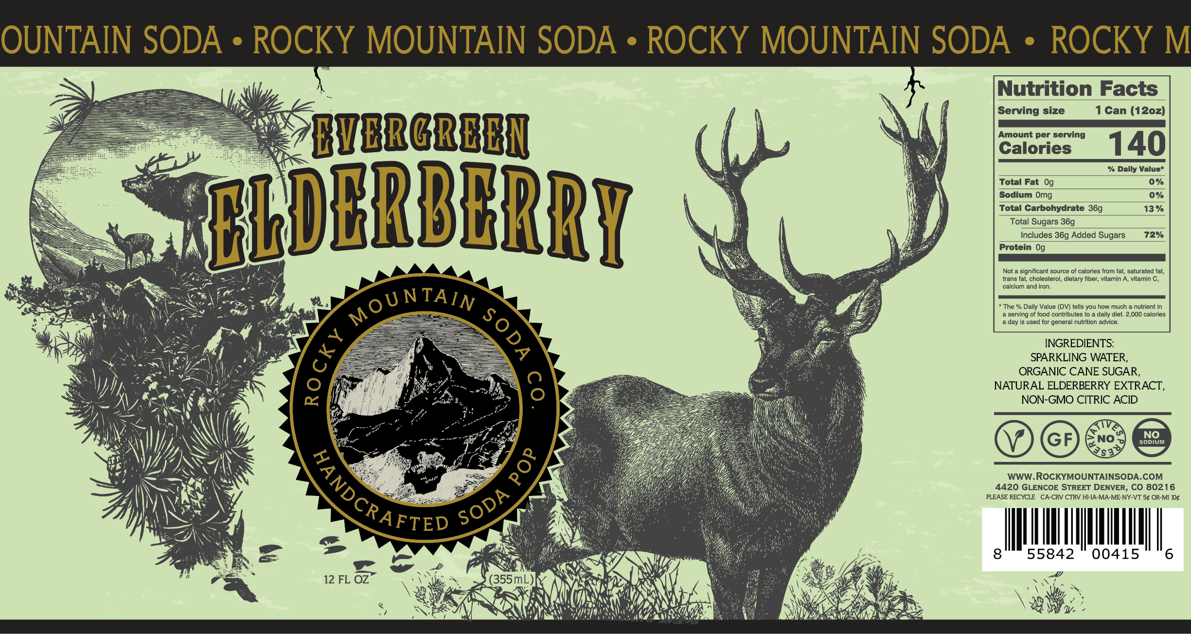 Evergreen Elderberry Cans