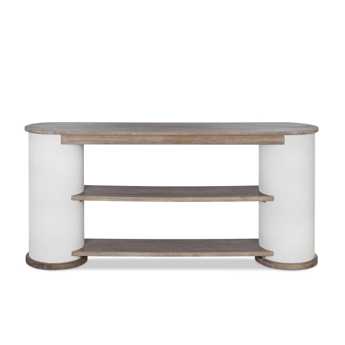 Capsule Console Table, Silk Linen