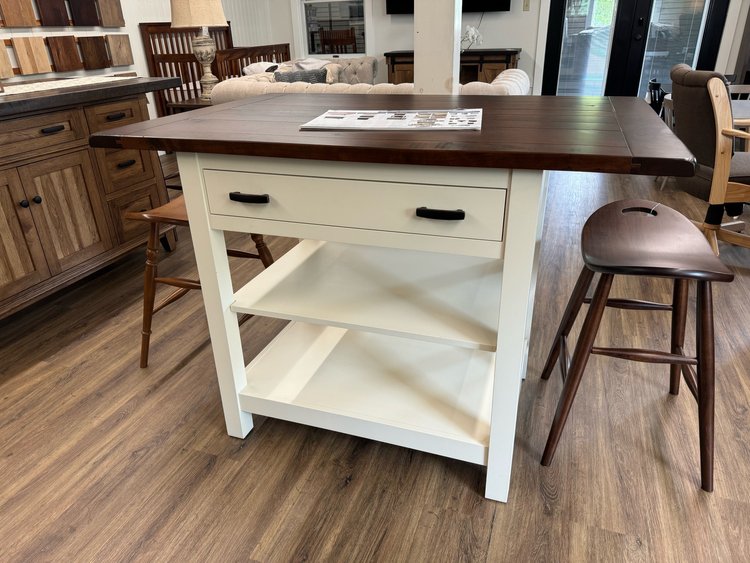 Brookline Island w/ Roughsawn Island Top
