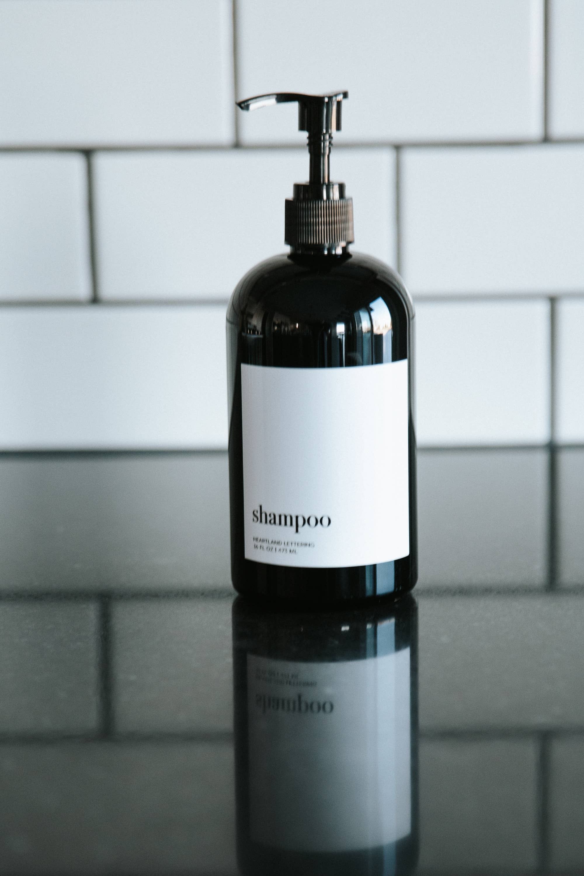 Shampoo Dispenser - Refillable Bottles - Bathroom Decor