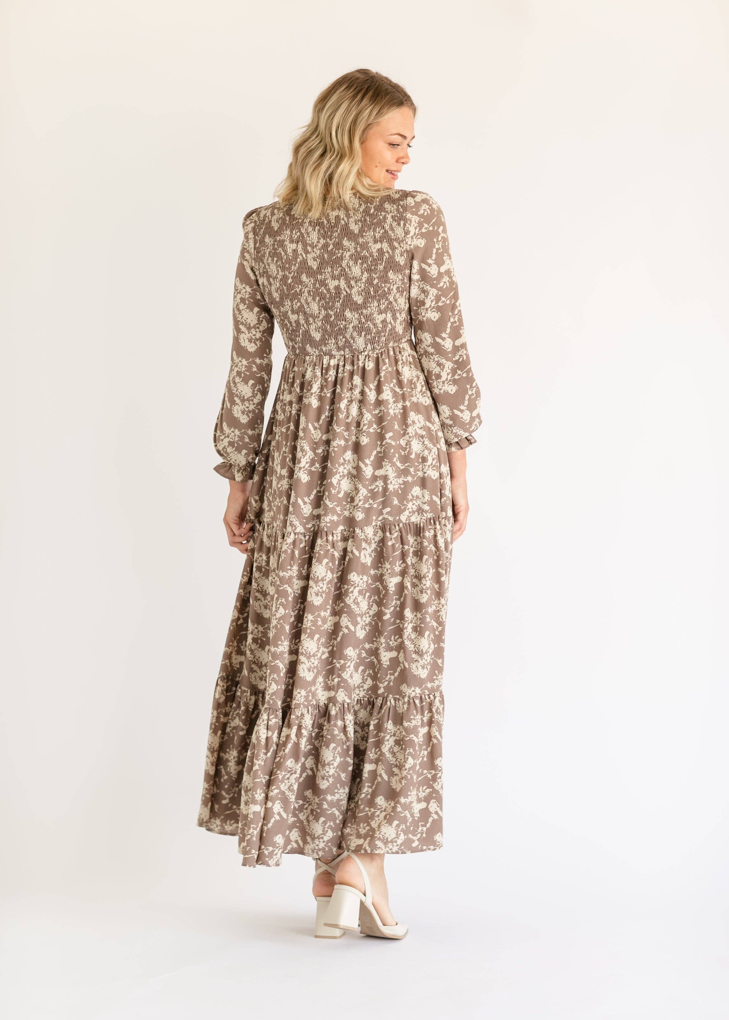 Aurora Floral Long Sleeve Maxi Dress