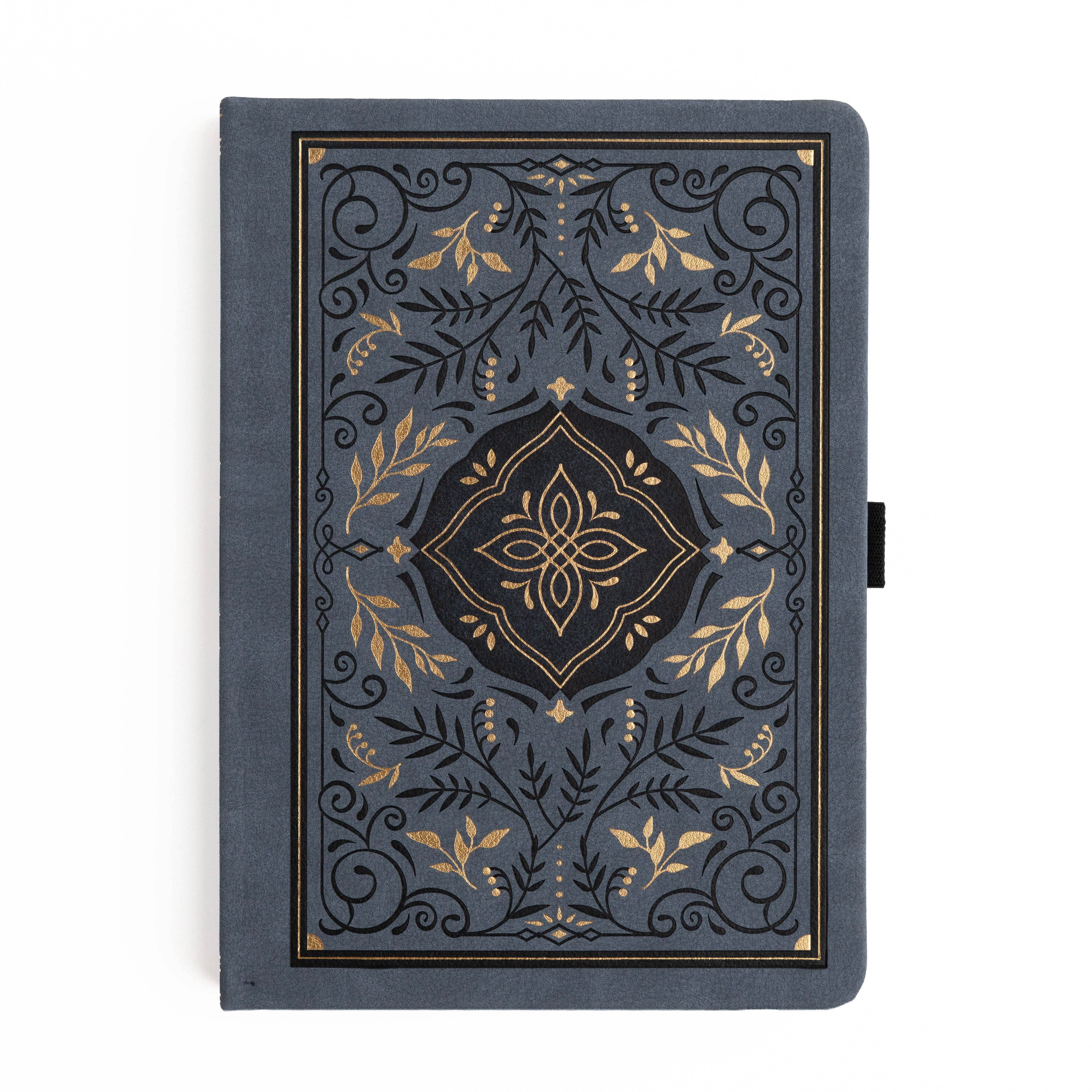 Storybook in Navy | Ivory Dot Grid
