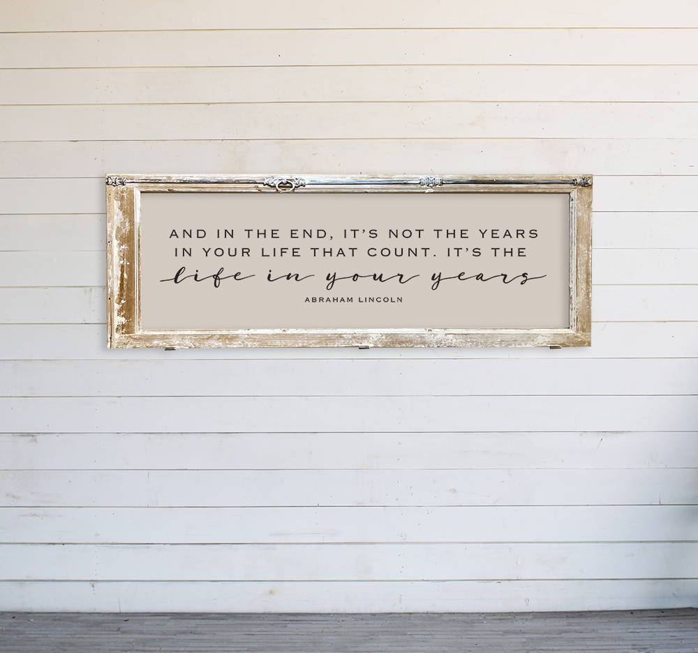 Wide Holland with Hardware- And In The End