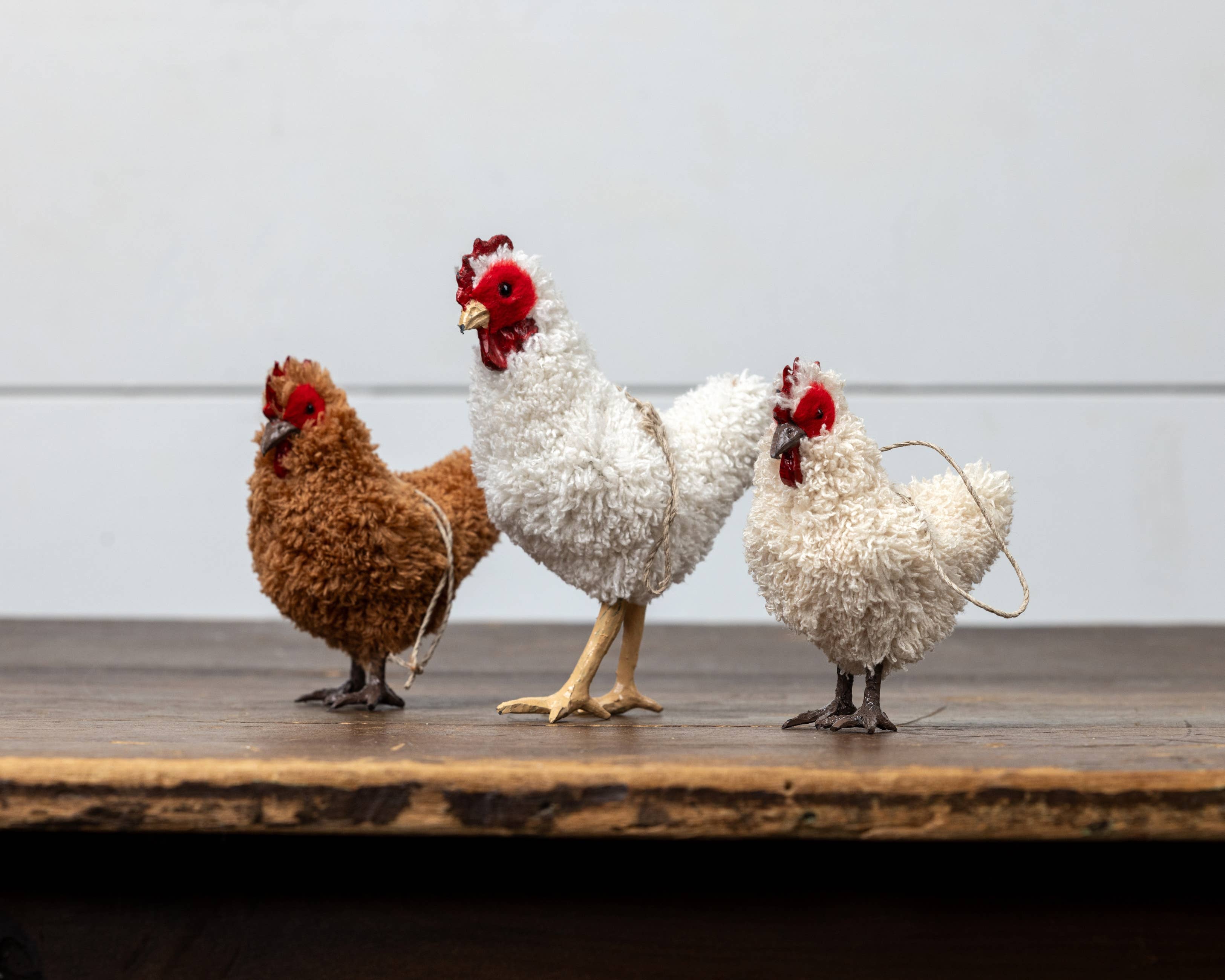 WHITE CHICKEN ORNAMENT