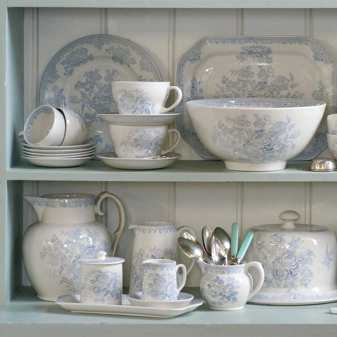 Blue Asiatic Pheasants Breakfast Cup