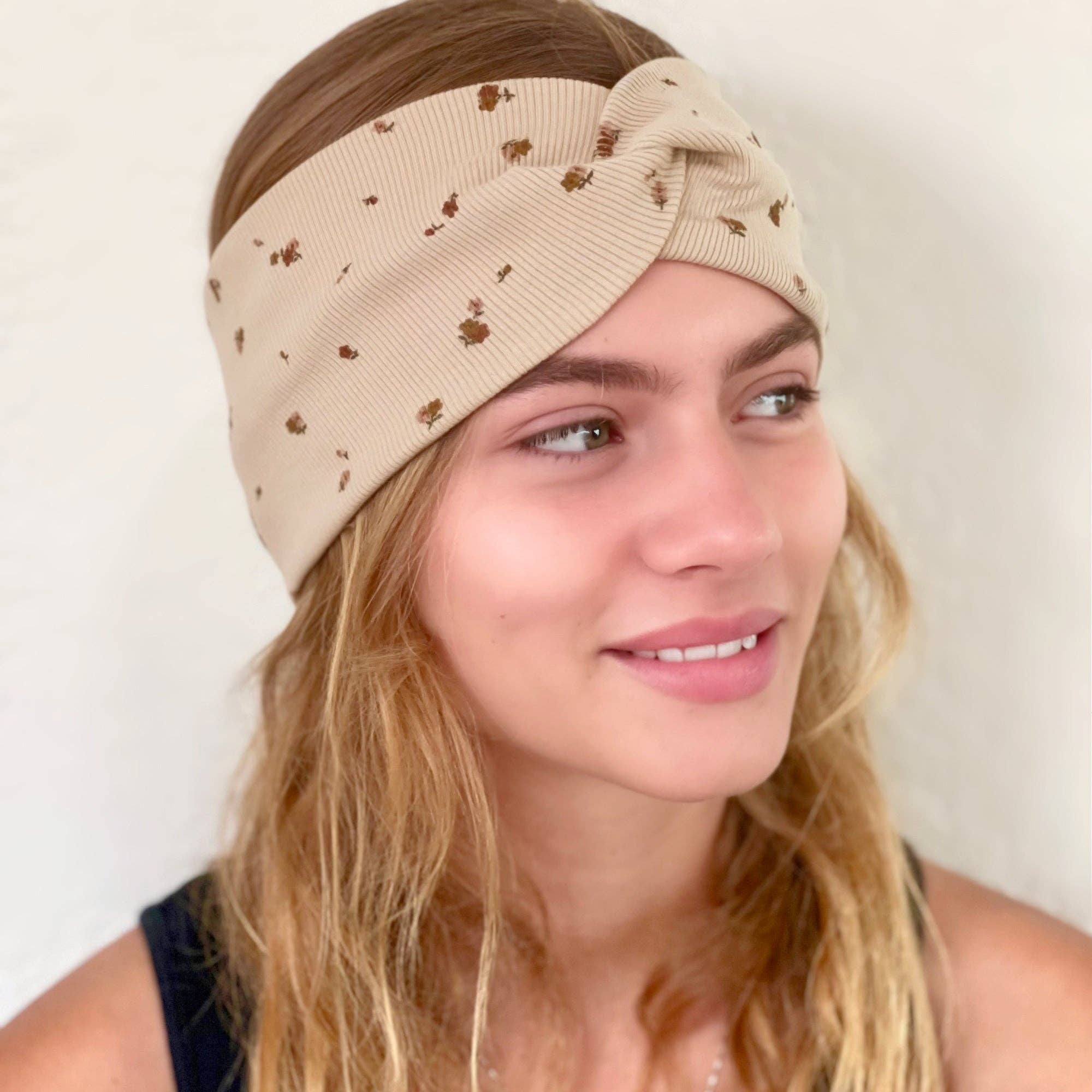 Organic Rib Cotton Twist Headband