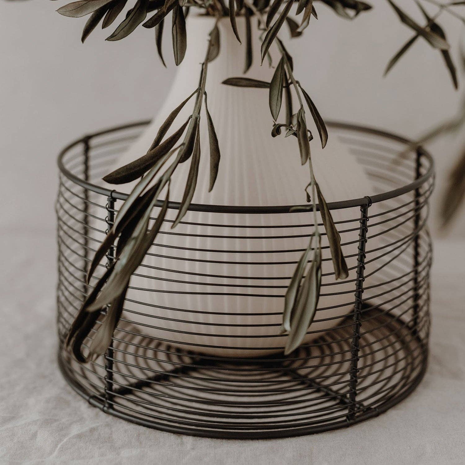 Set of 3 Wire Basket round