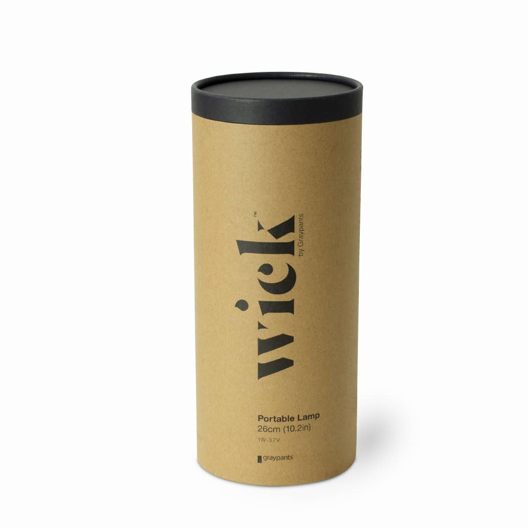 GRAYPANTS Wick Portable Rechargeable Lamp | Tall