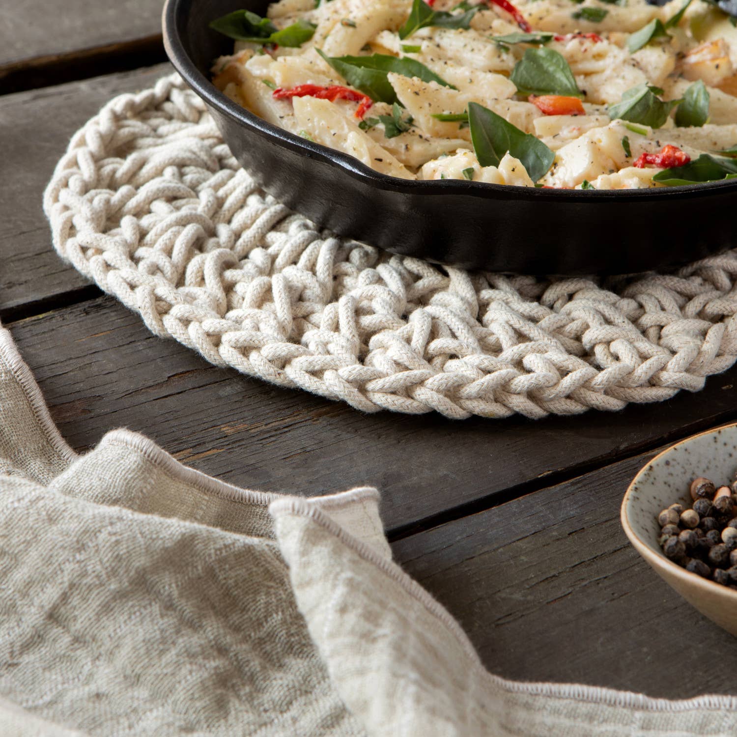 Natural Knotted Trivet