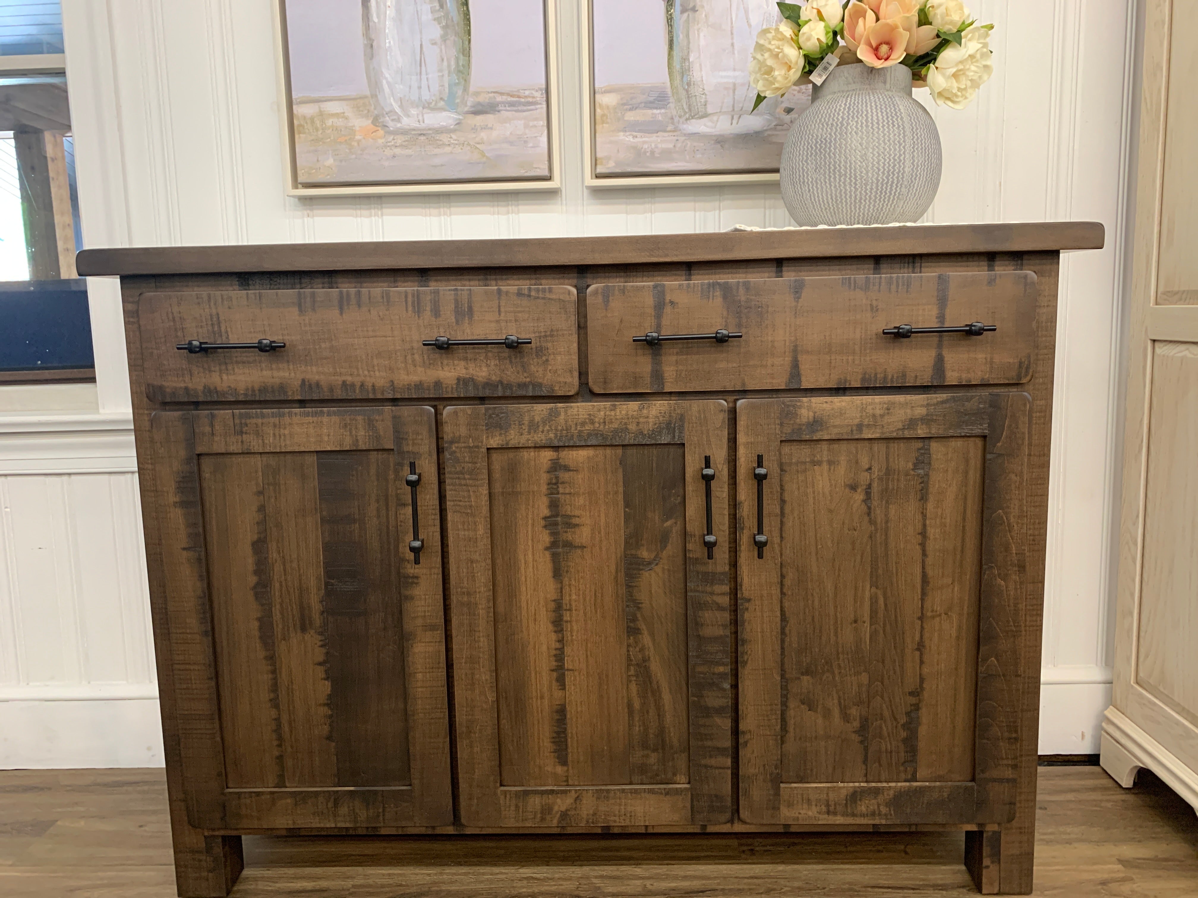 Roxford Ruffsawn Server, 3 Door