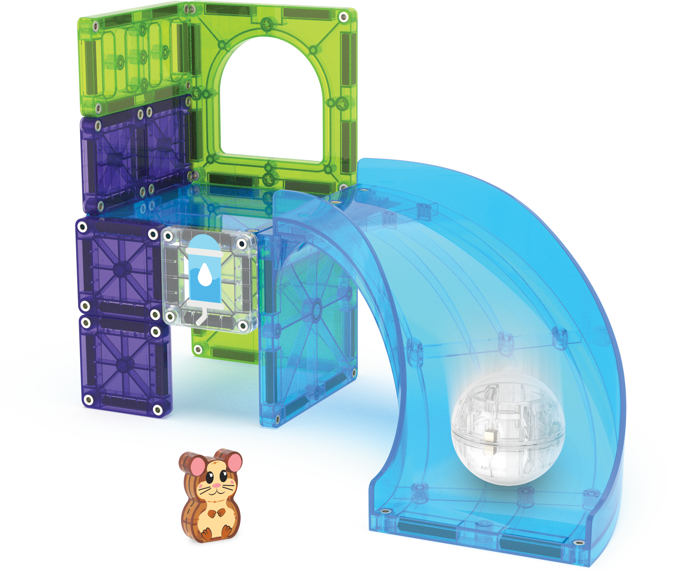 Magna-Tiles Hamster Ball 13-Piece Playset