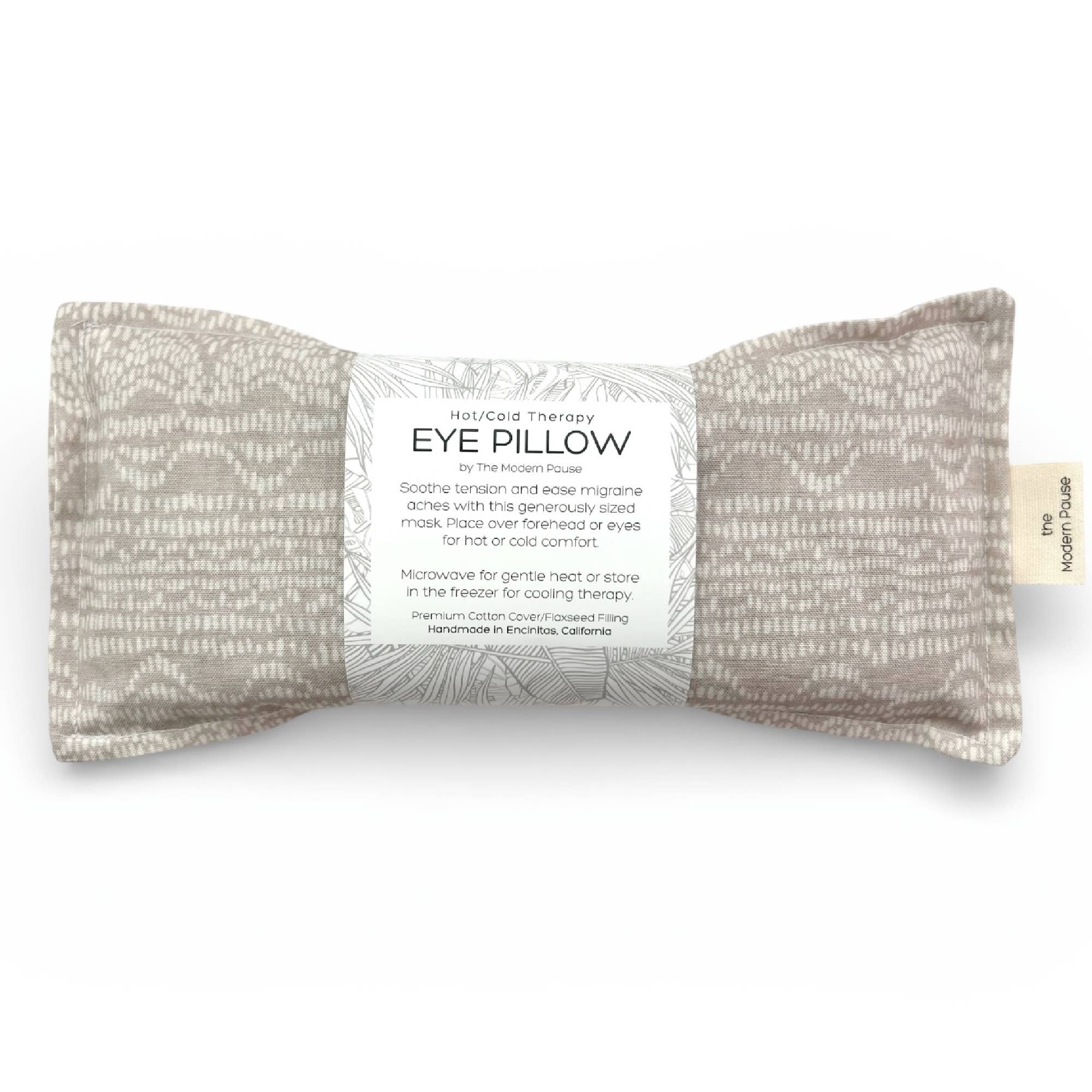 Eye Pillow - Batik in Taupe