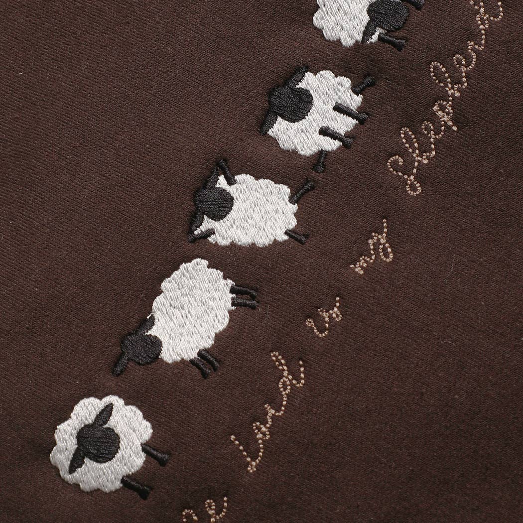The Lord Is My Shepherd Embroidered Heavyweight Sweatshirt