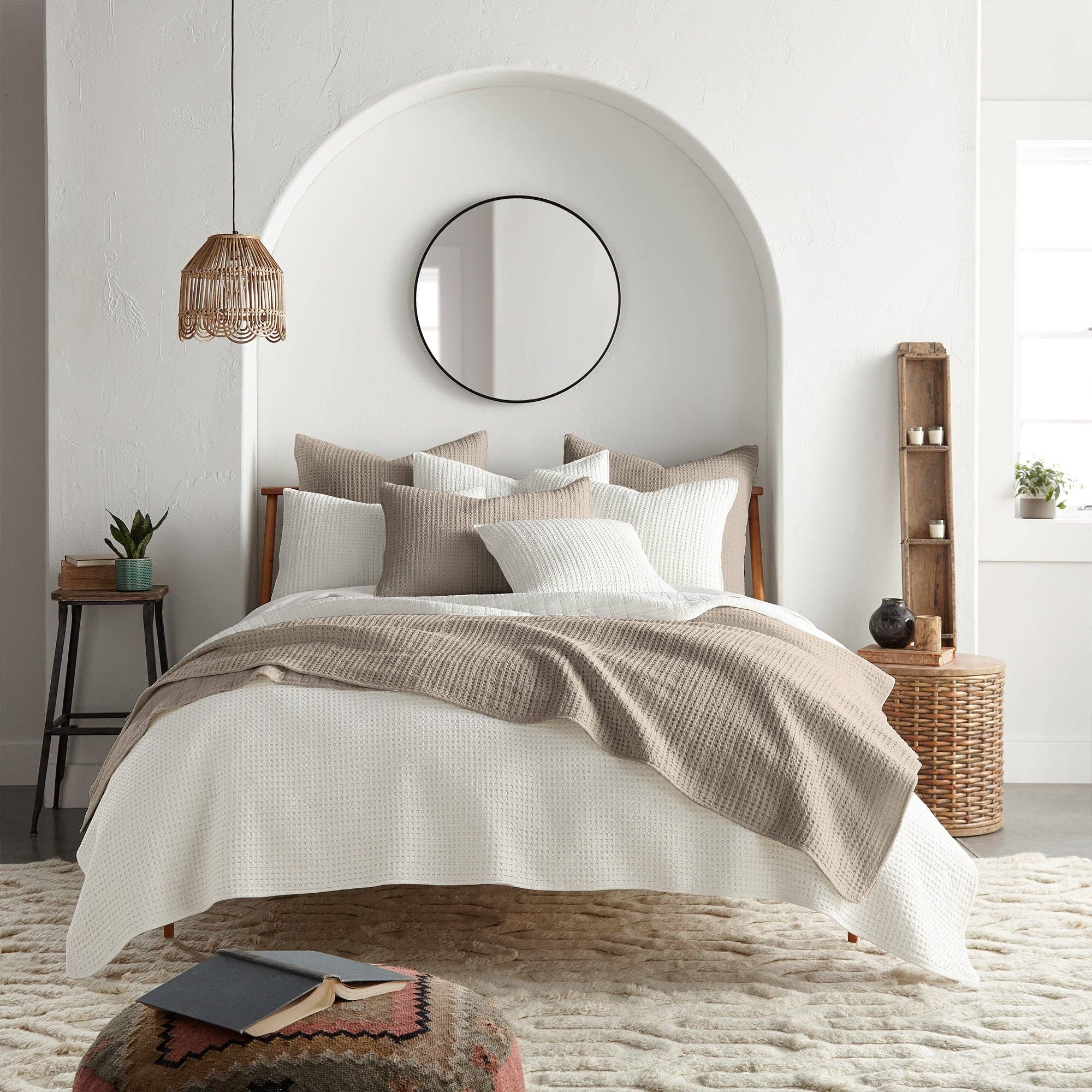 Mills Waffle Quilt Set