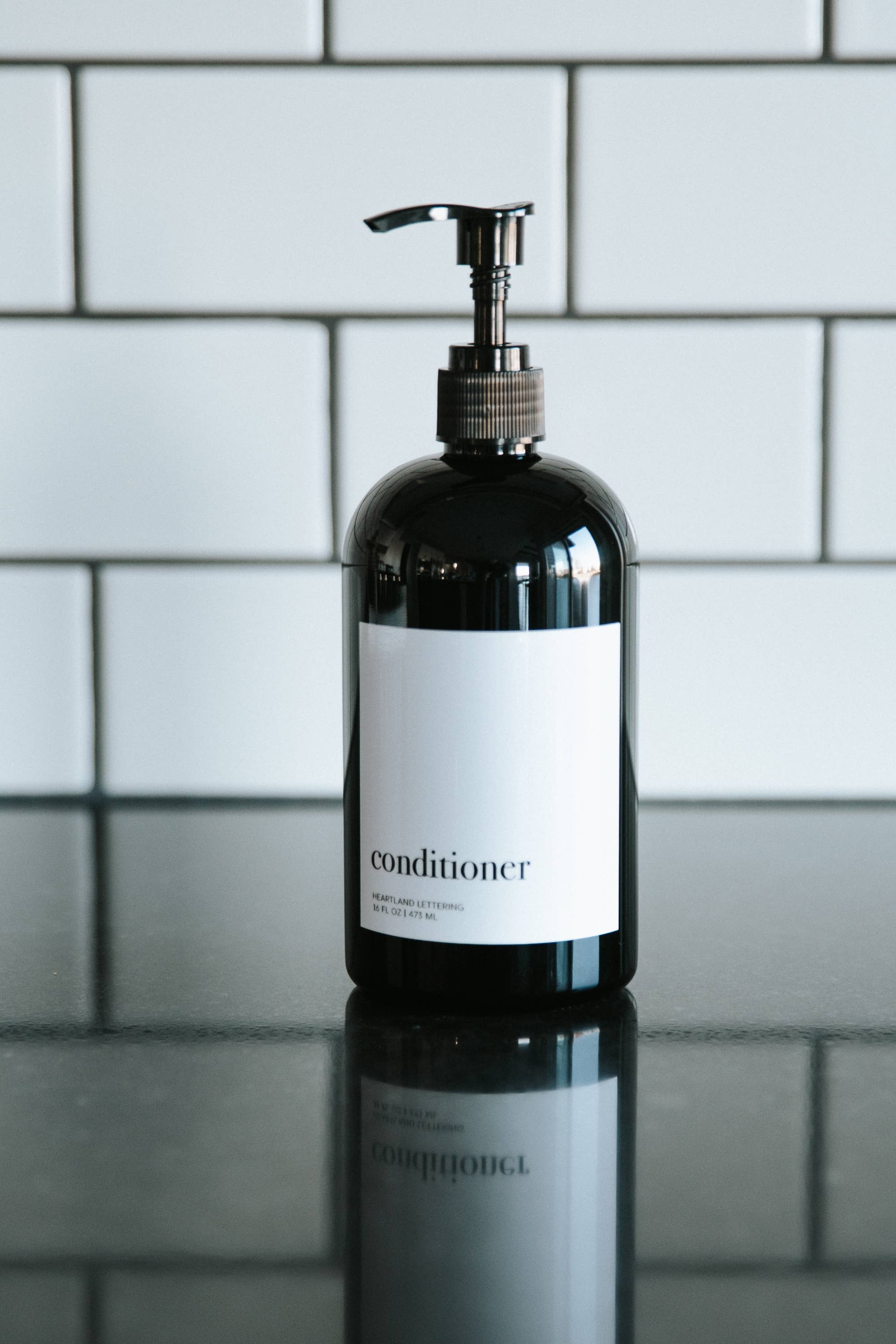 Conditioner Bottle - Refillable Bottles - Spa Decor