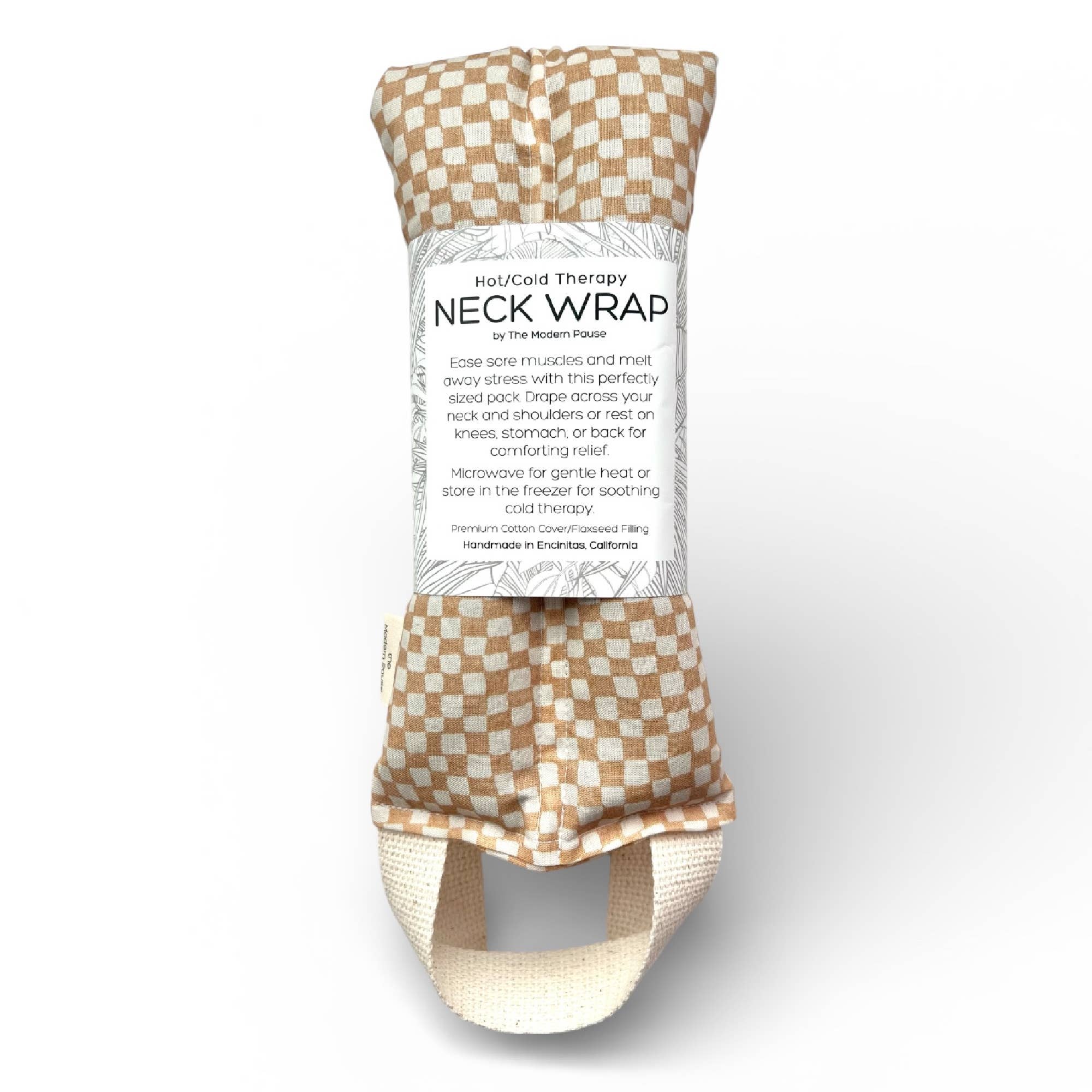 Neck Wrap - Checkers in Clay