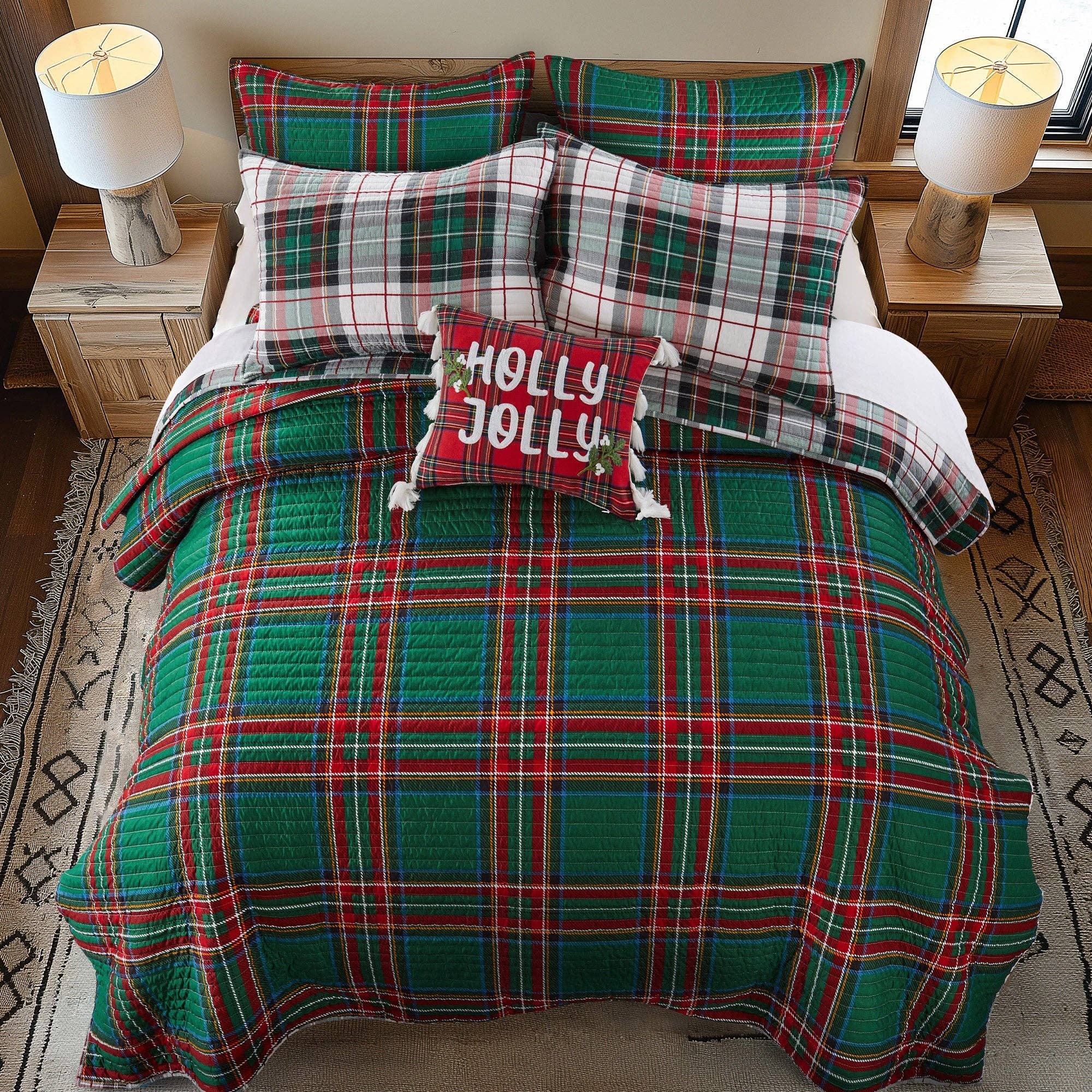Spencer Plaid Quilt | King