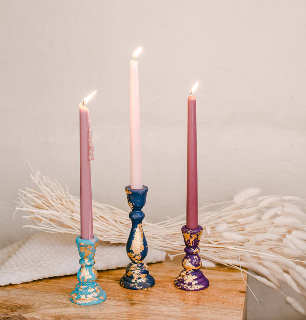 Wood Candle Sticks