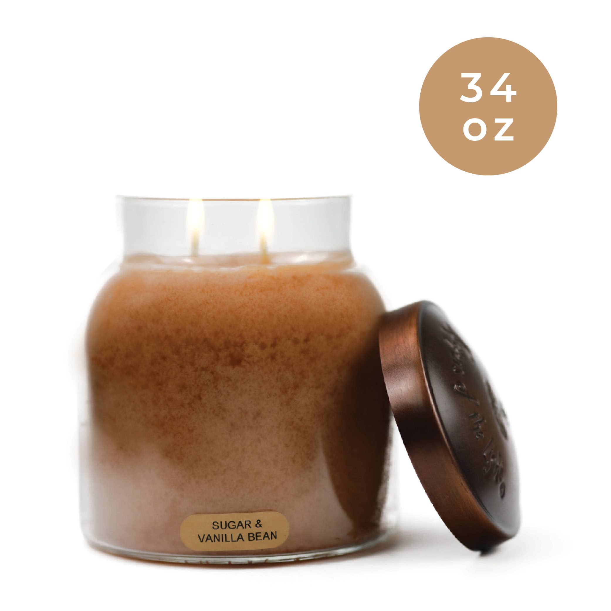 Sugar & Vanilla Bean – 34oz Candle