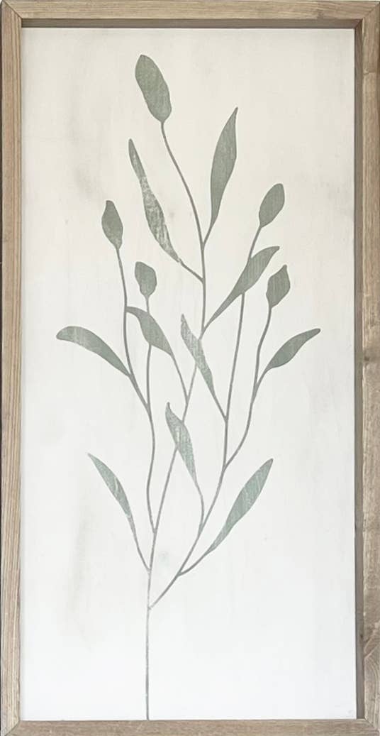 35x18 Plaster Botanicals