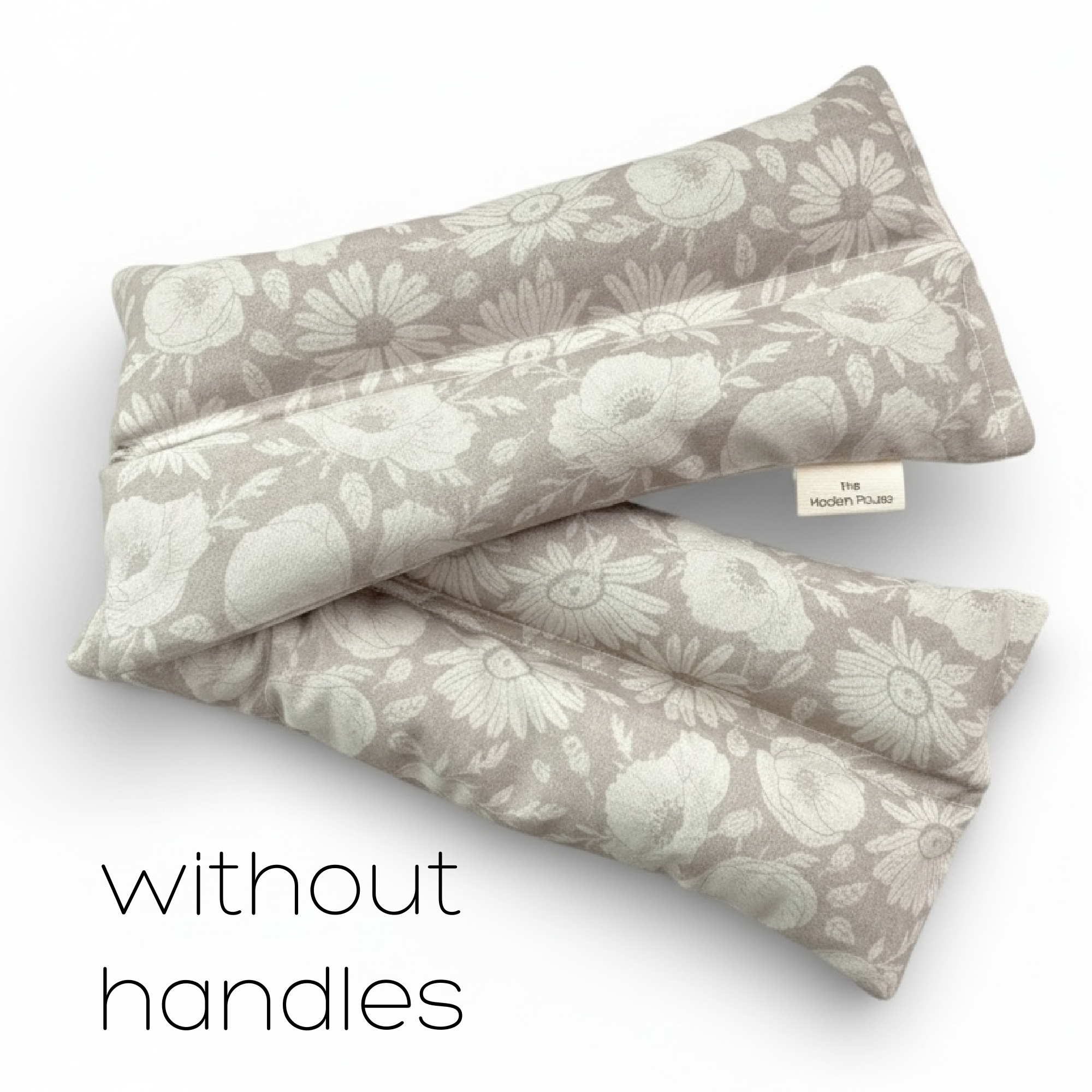 Neck Wrap - Floral in Taupe