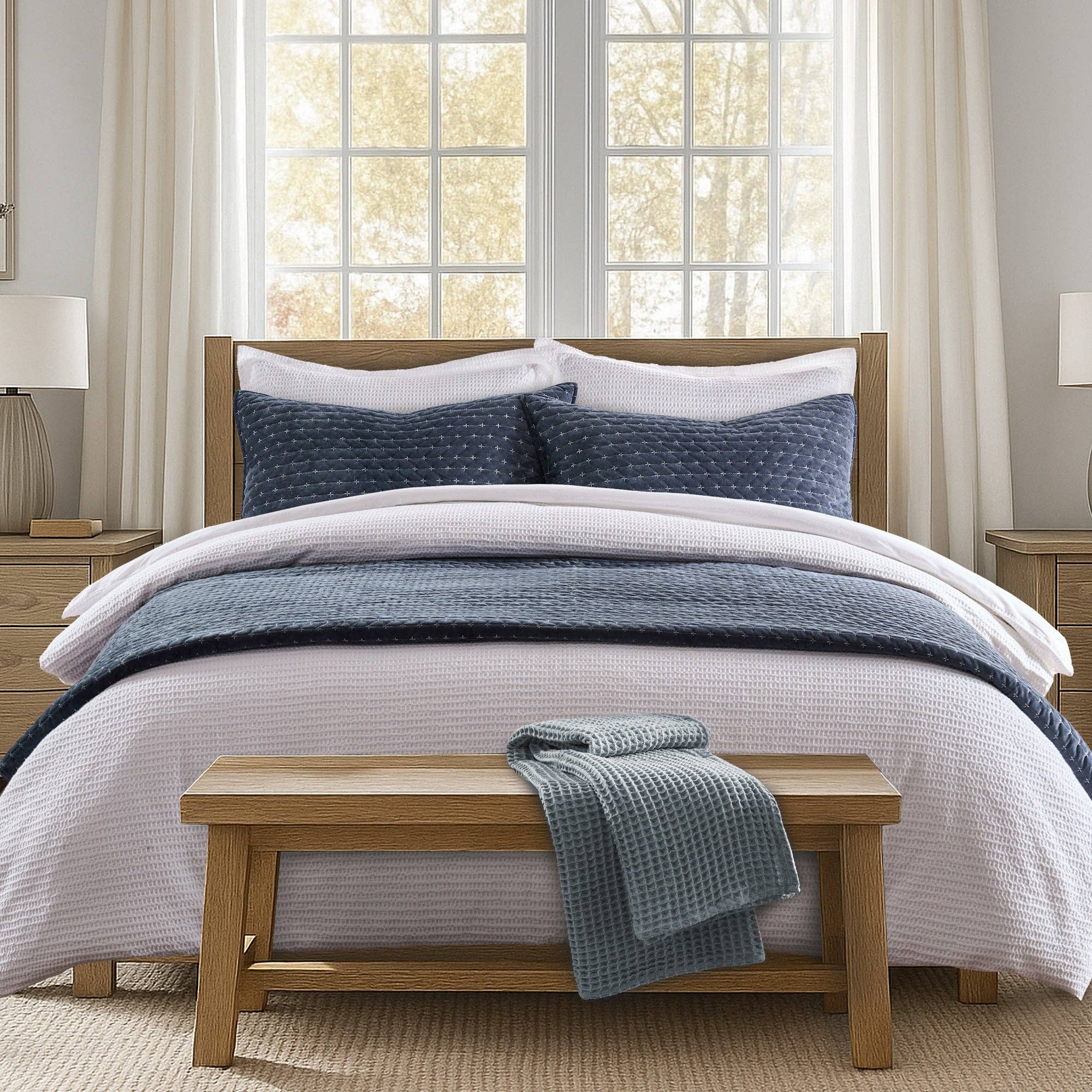 Velvet Stitch Quilt Set