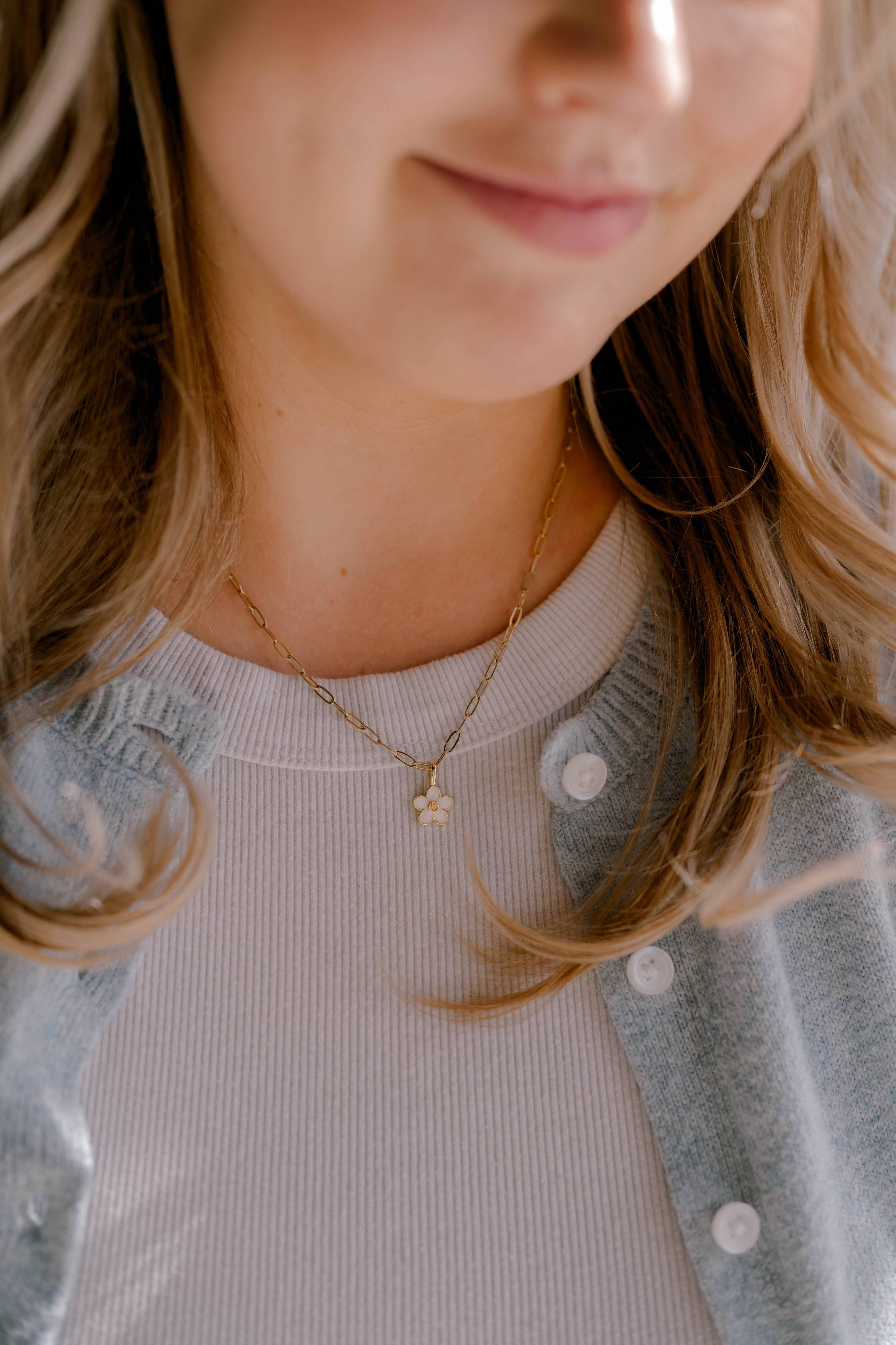 Consider The Wildflowers Charm Necklace I Christian Jewelry