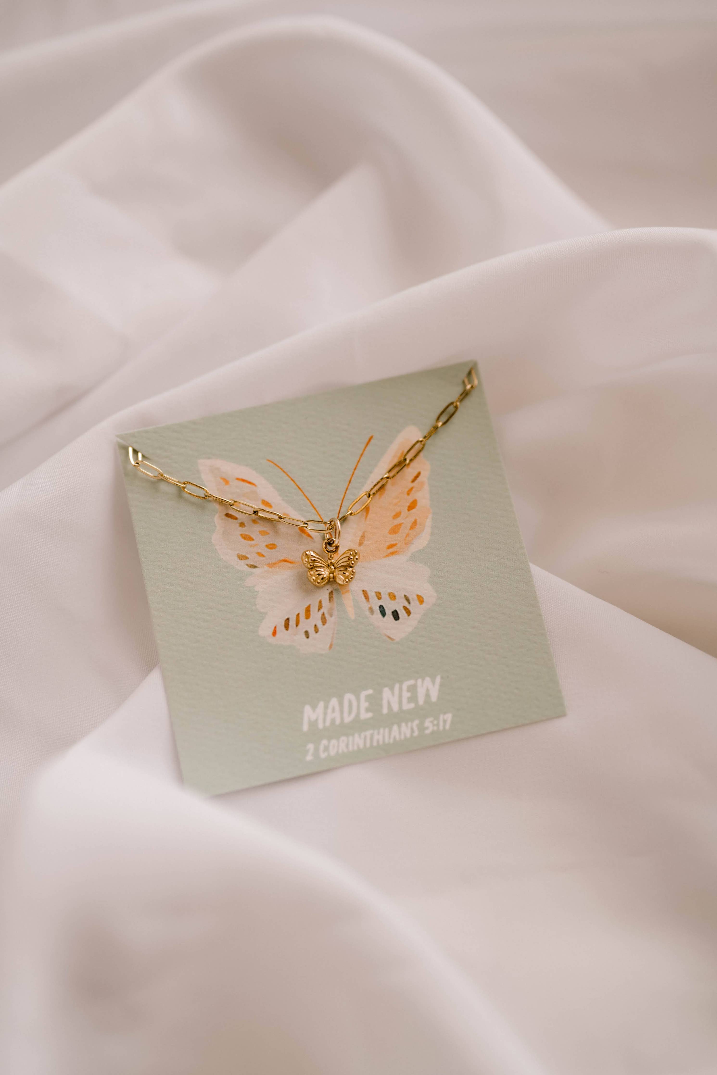 Made New Charm Necklace I Christian Jewelry