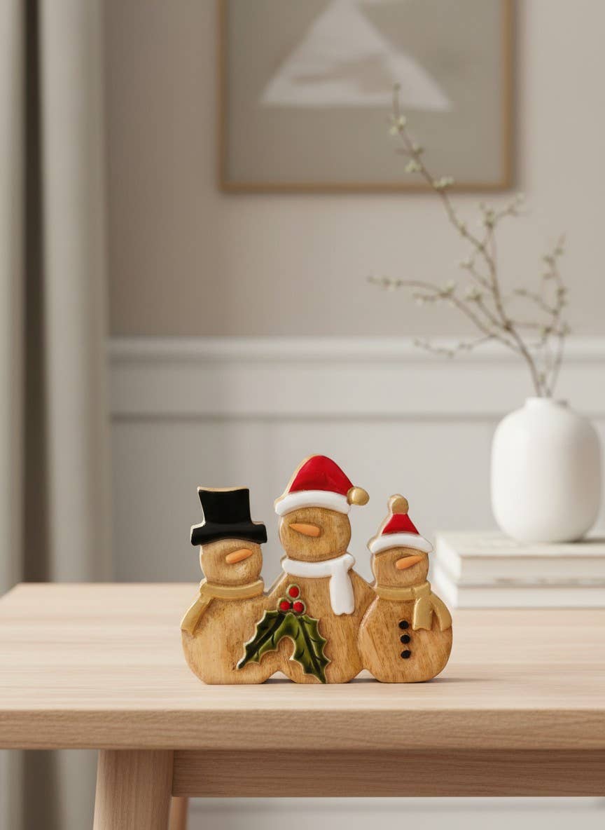 Snowman Trio 6x7in
