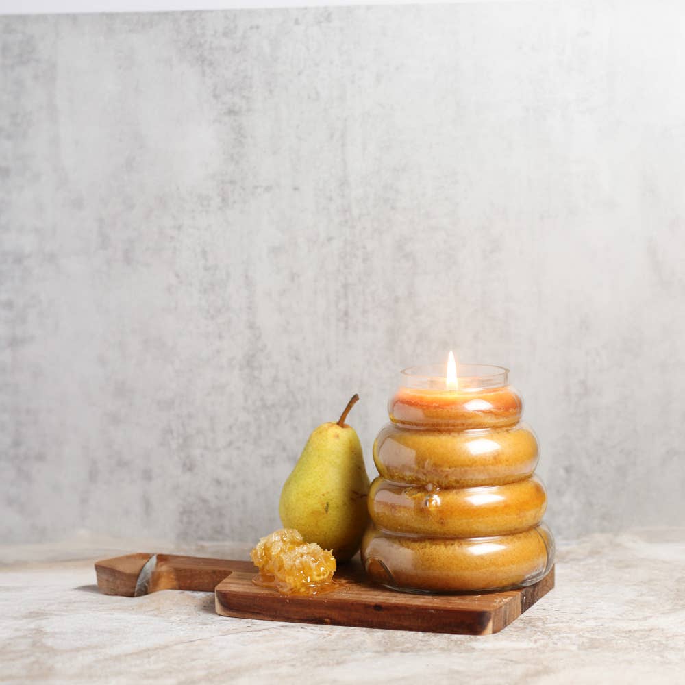 Honey Pear Cider – 30oz Beehive Scented Jar Candle