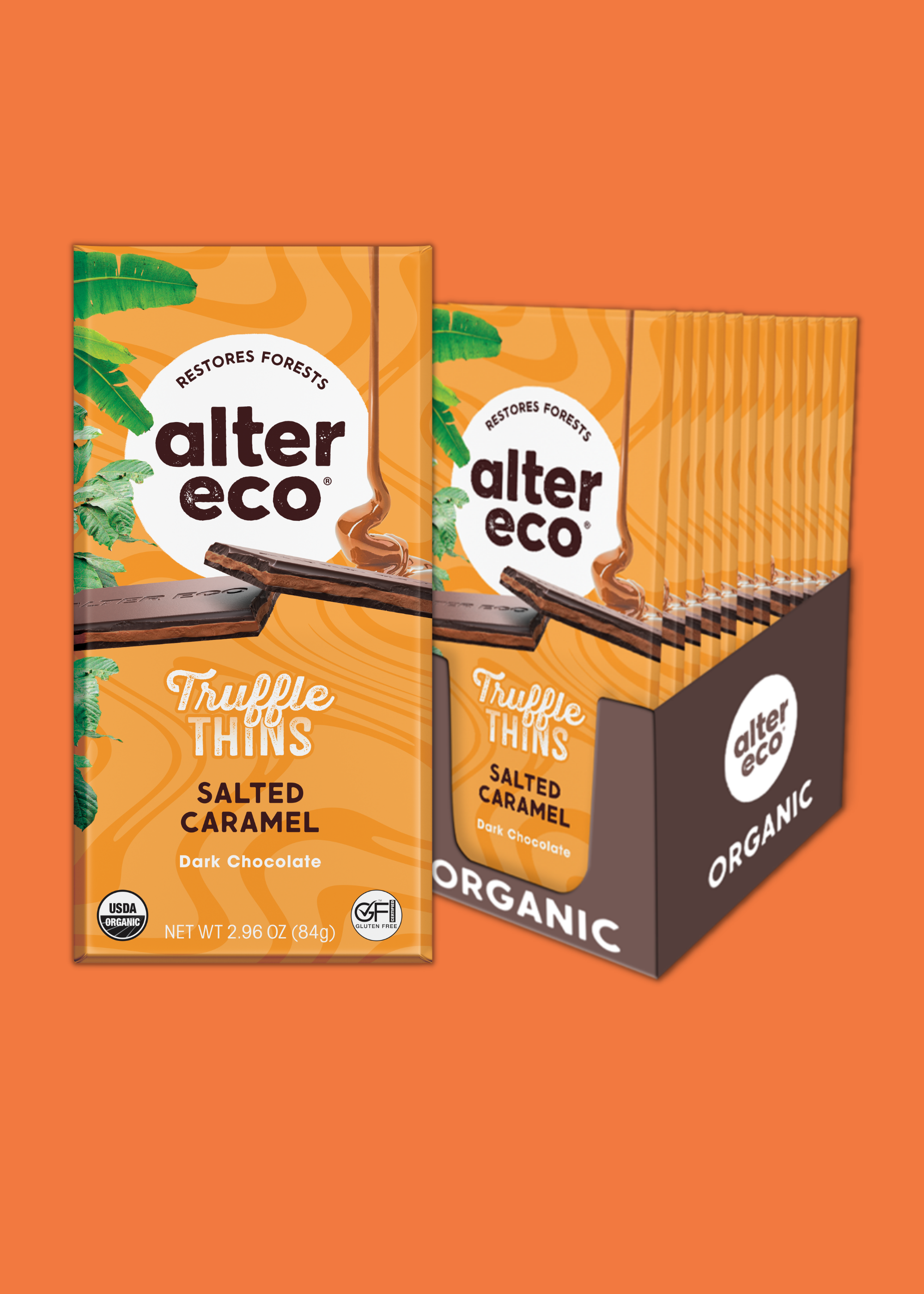 Salted Caramel Truffle Thins