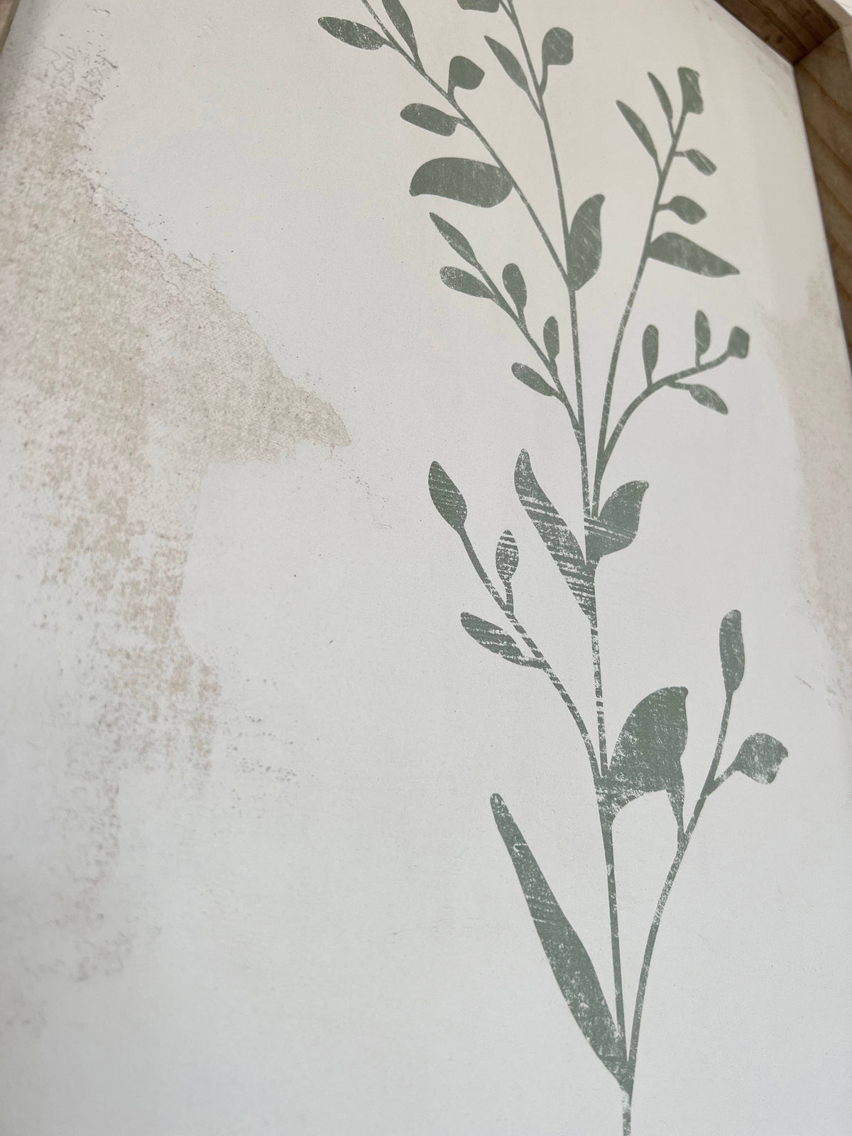 35x18 Plaster Botanicals