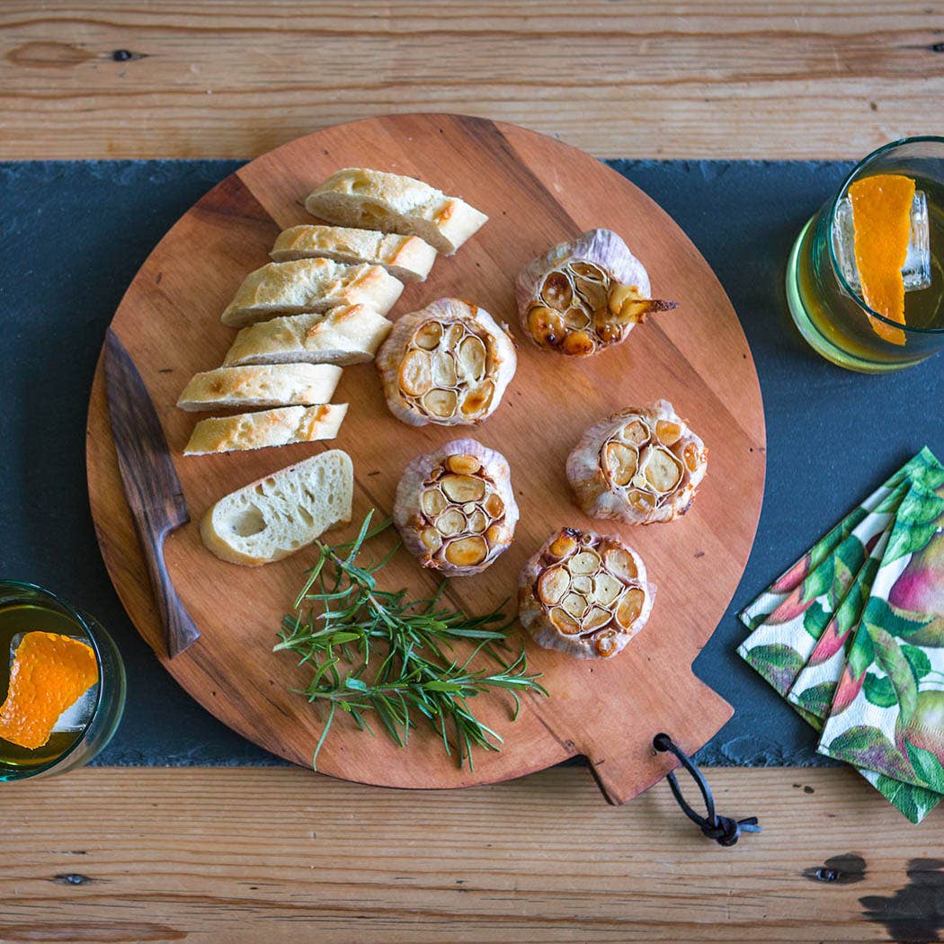Maple Artisan Round Charcuterie Board