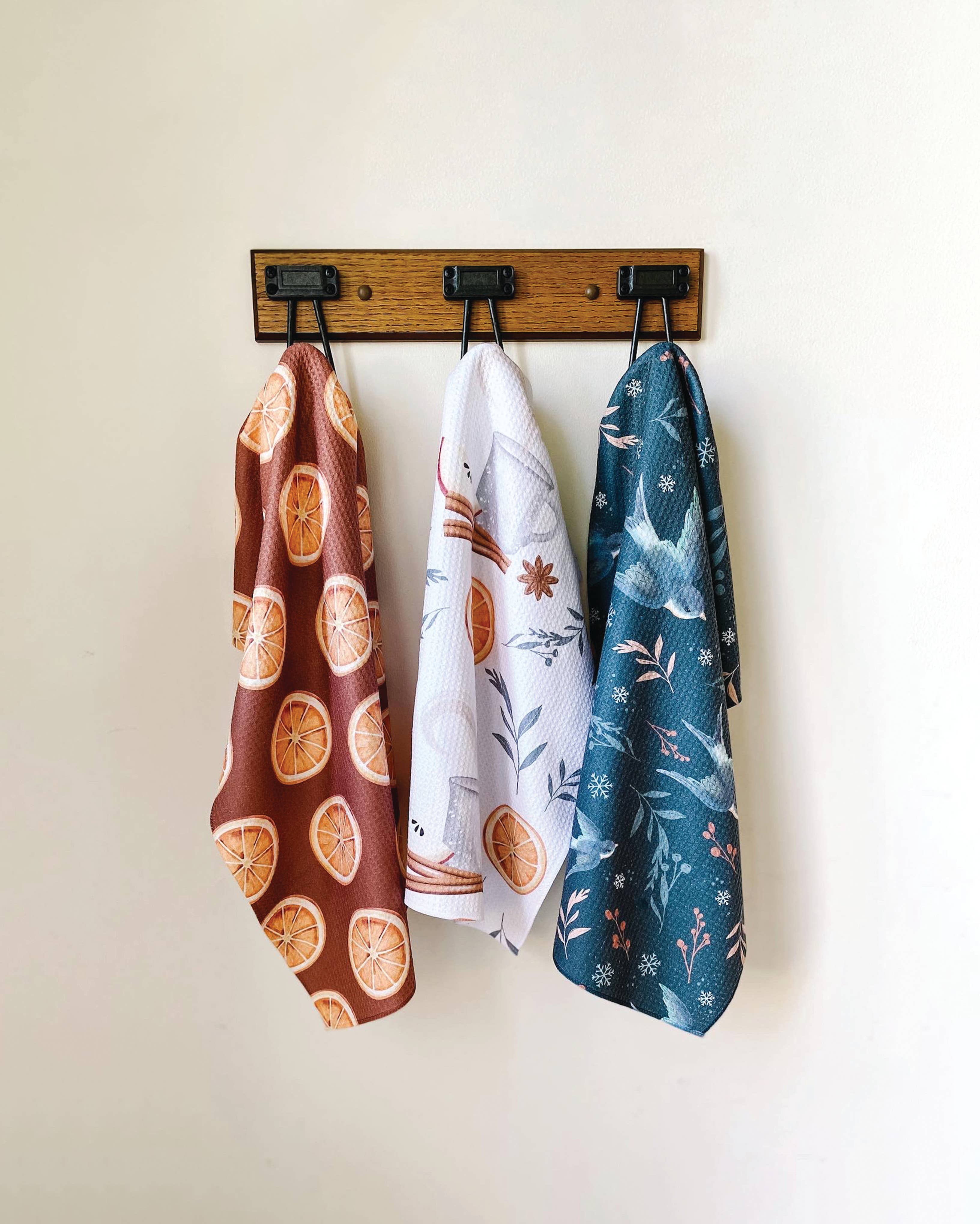 Lancaster Love Remix Waffle Weave Kitchen Tea Towel