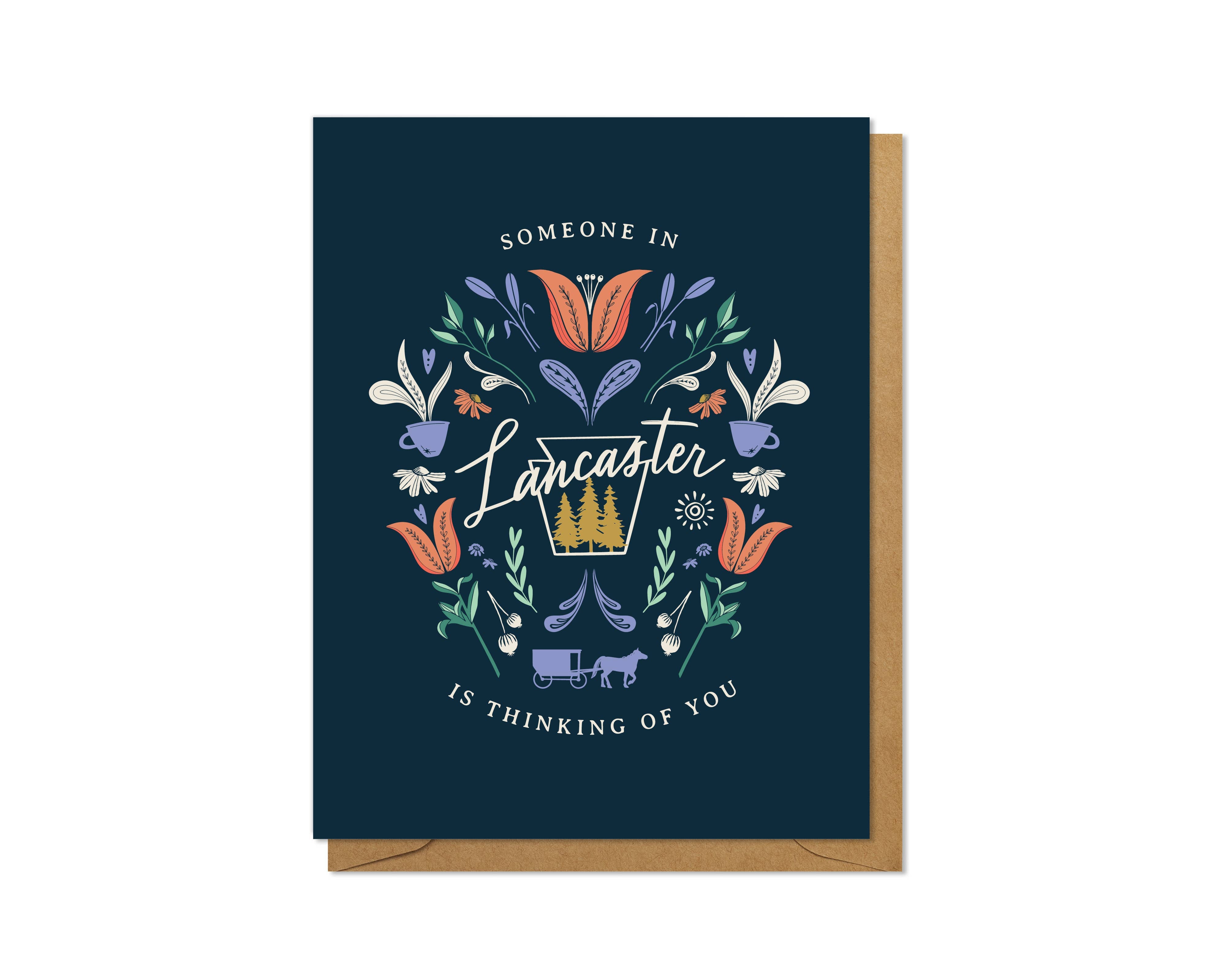 Someone in Lancaster is Thinking of You Greeting Card
