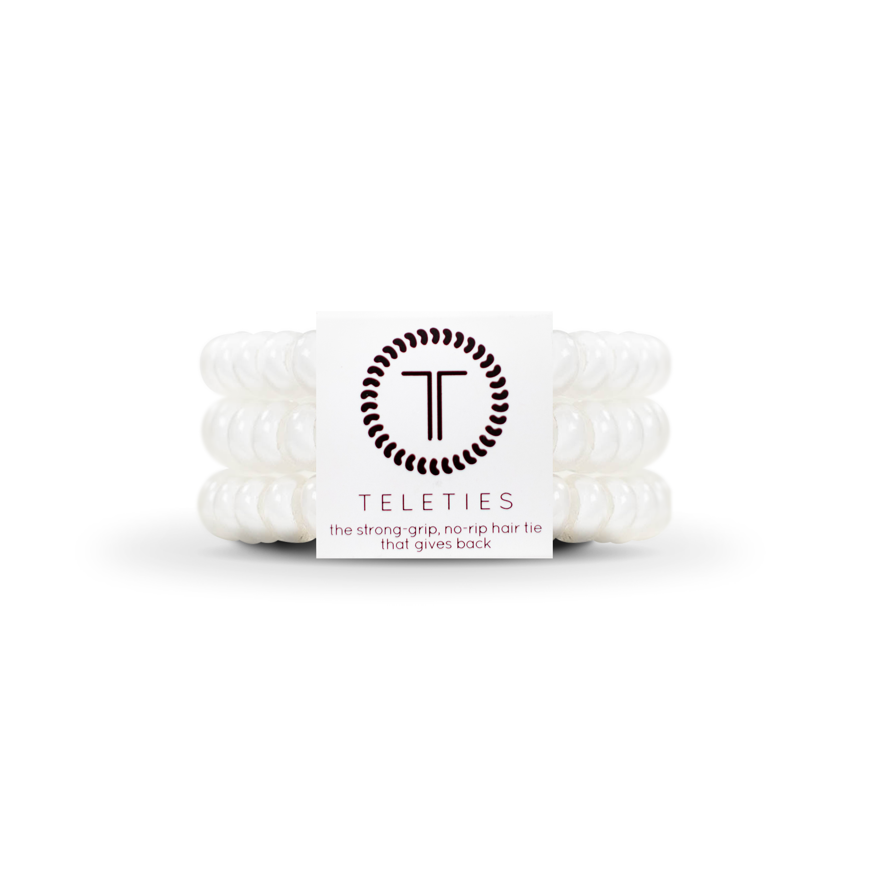 Spiral Hair Coils | Small | Coconut White Hair Ties