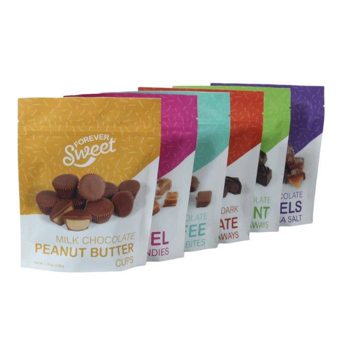 Forever Sweet Milk Peanut Butter Cups 5.25 oz Pouch Bag
