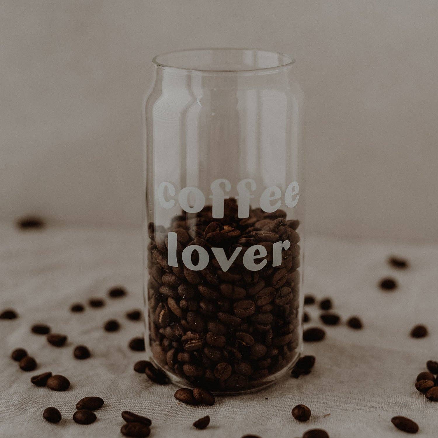 Coffee Lover tall drinking glass